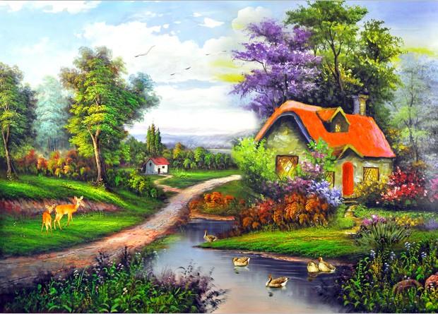 Beautiful Village 3 Wallpaper AJ Wallpaper