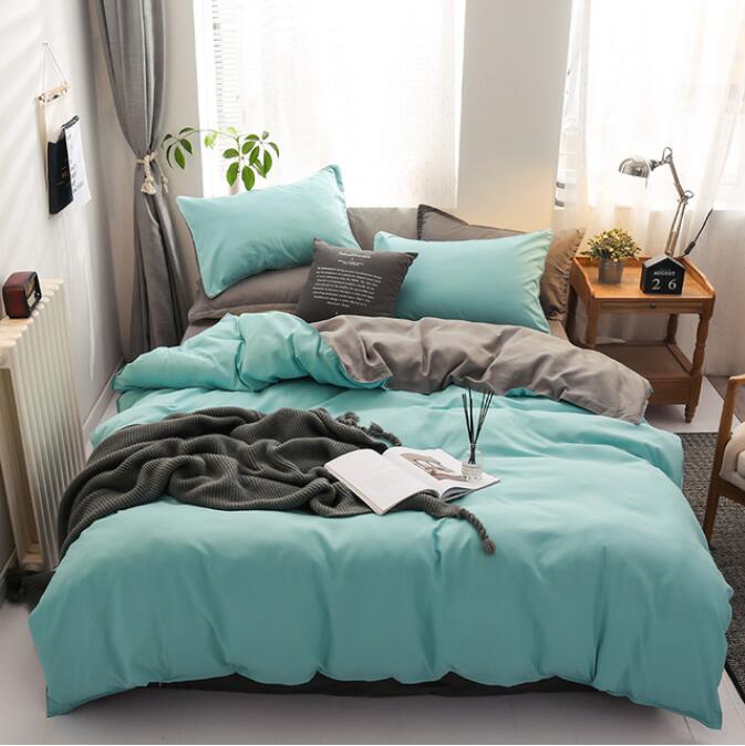 3D Gray Mint Green 12111 Bed Pillowcases Quilt