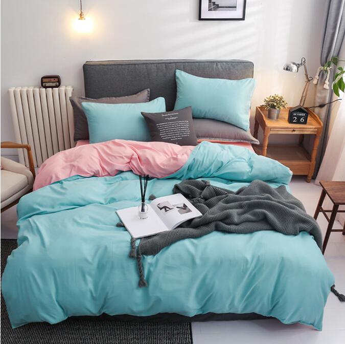 3D Pink Mint Green 12112 Bed Pillowcases Quilt