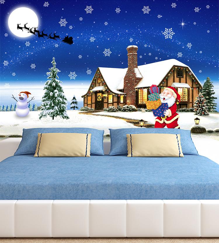 3D Snowflake Christmas 020 Wallpaper AJ Wallpaper