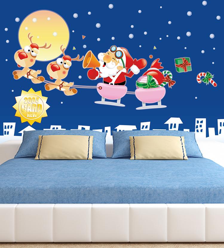 3D Moon Gift Deer 077 Wallpaper AJ Wallpaper