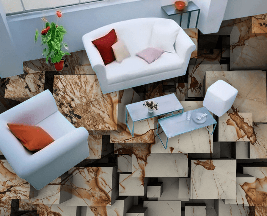3D Old Brick 155 Floor Mural Wallpaper AJ Wallpaper 2