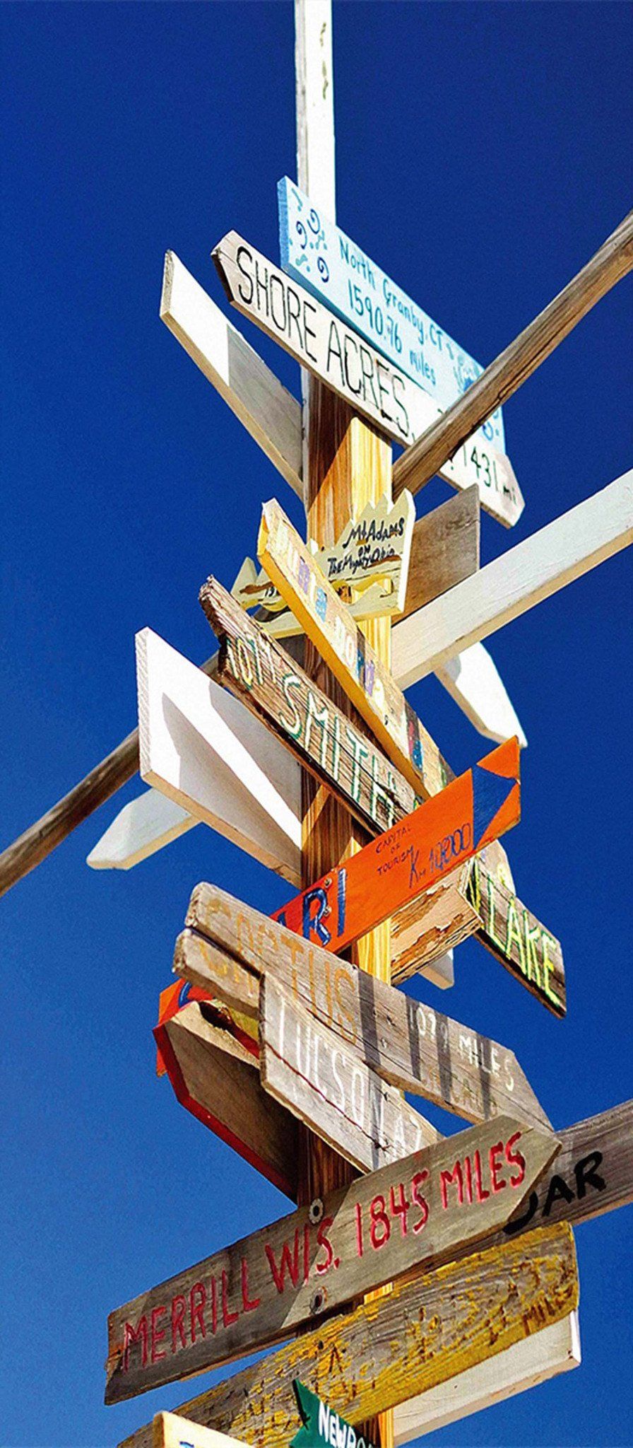 3D Wooden Road Signs 53 Door Mural Wallpaper AJ Wallpaper