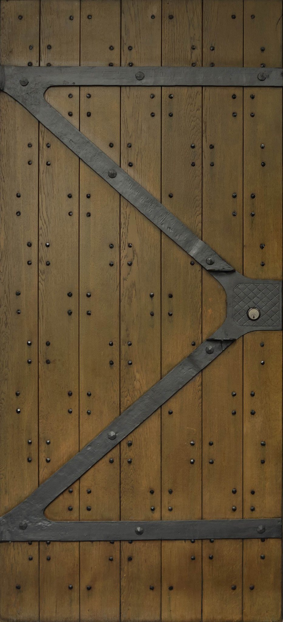 3D Gate Nailed Planks Door Mural Wallpaper AJ Wallpaper