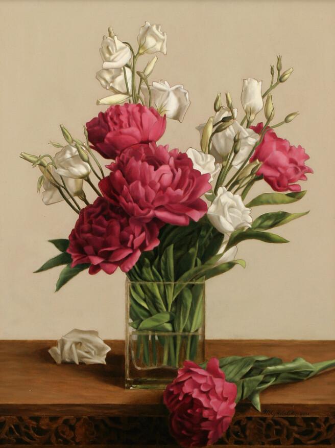 White And Red Blossoms Wallpaper AJ Wallpaper 2