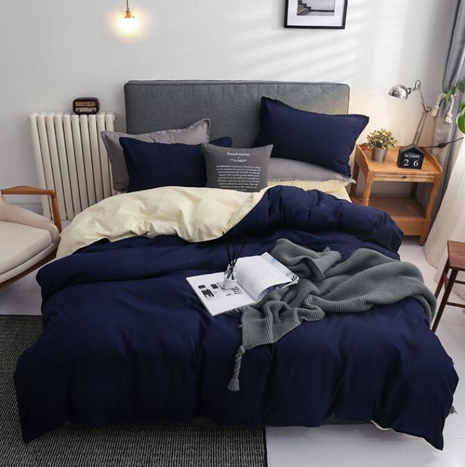 3D Navy 12099 Bed Pillowcases Quilt