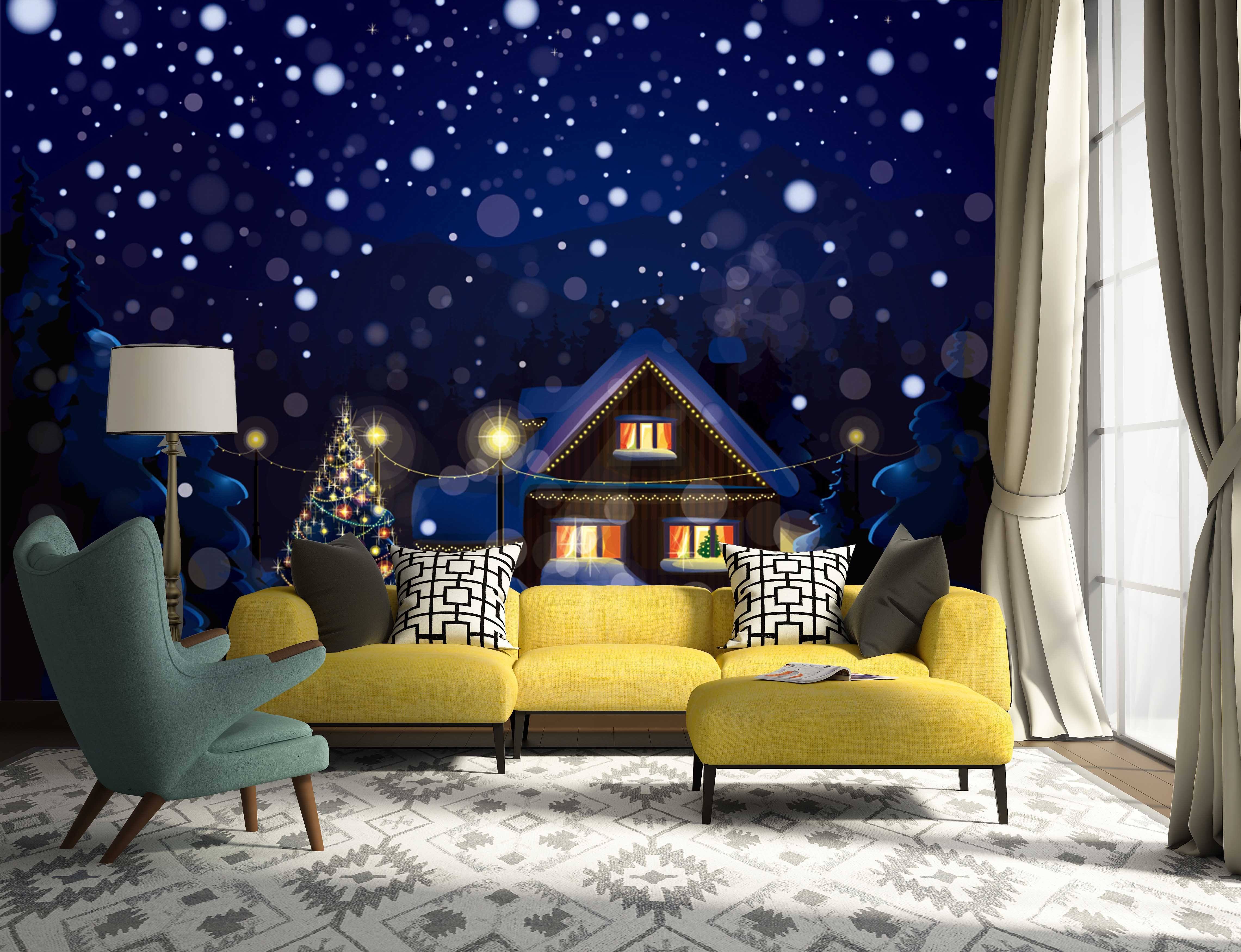 3D Night Decoration 014 Wallpaper AJ Wallpaper