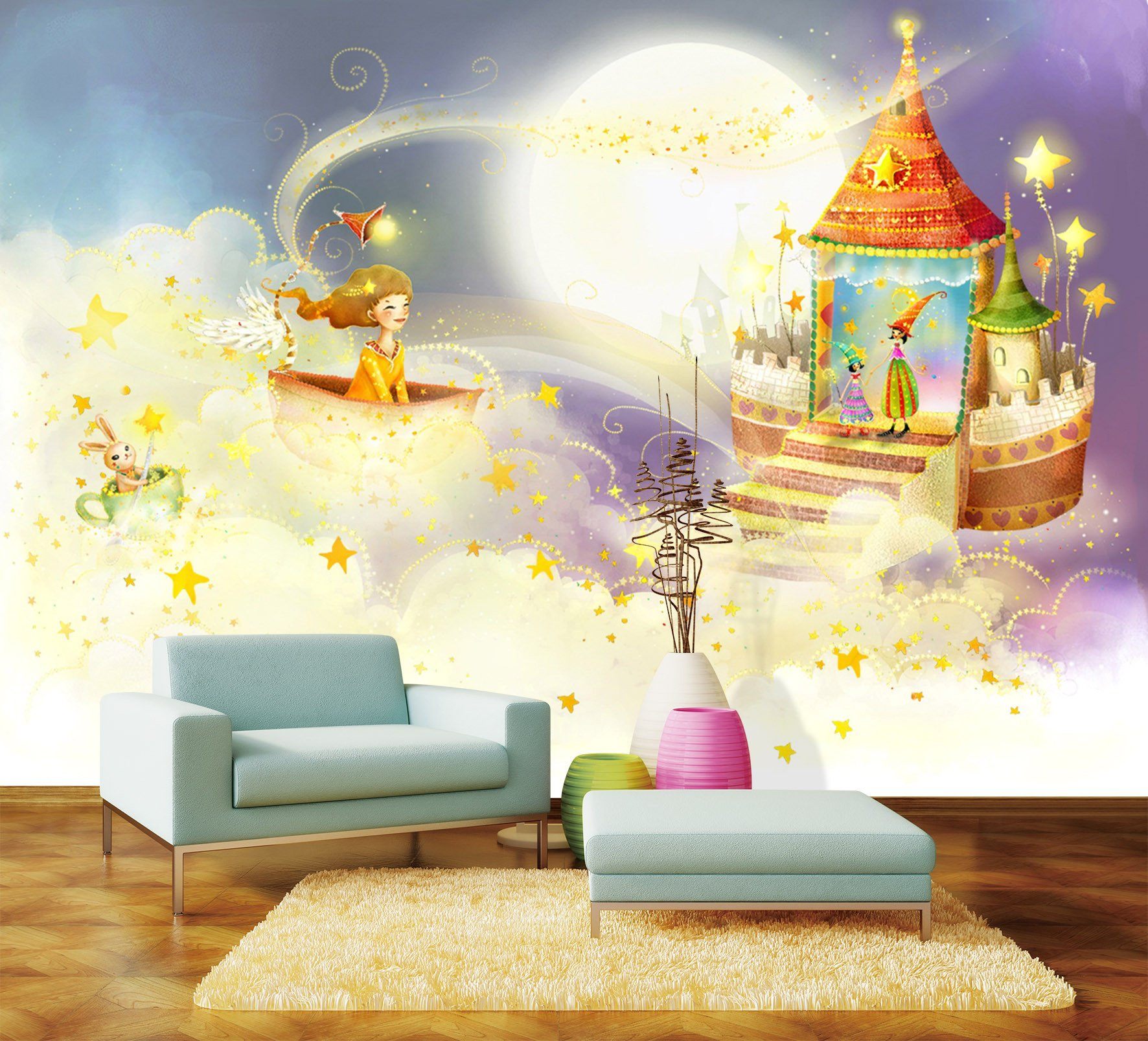 3D Christmas Moon 786 Wallpaper AJ Wallpaper