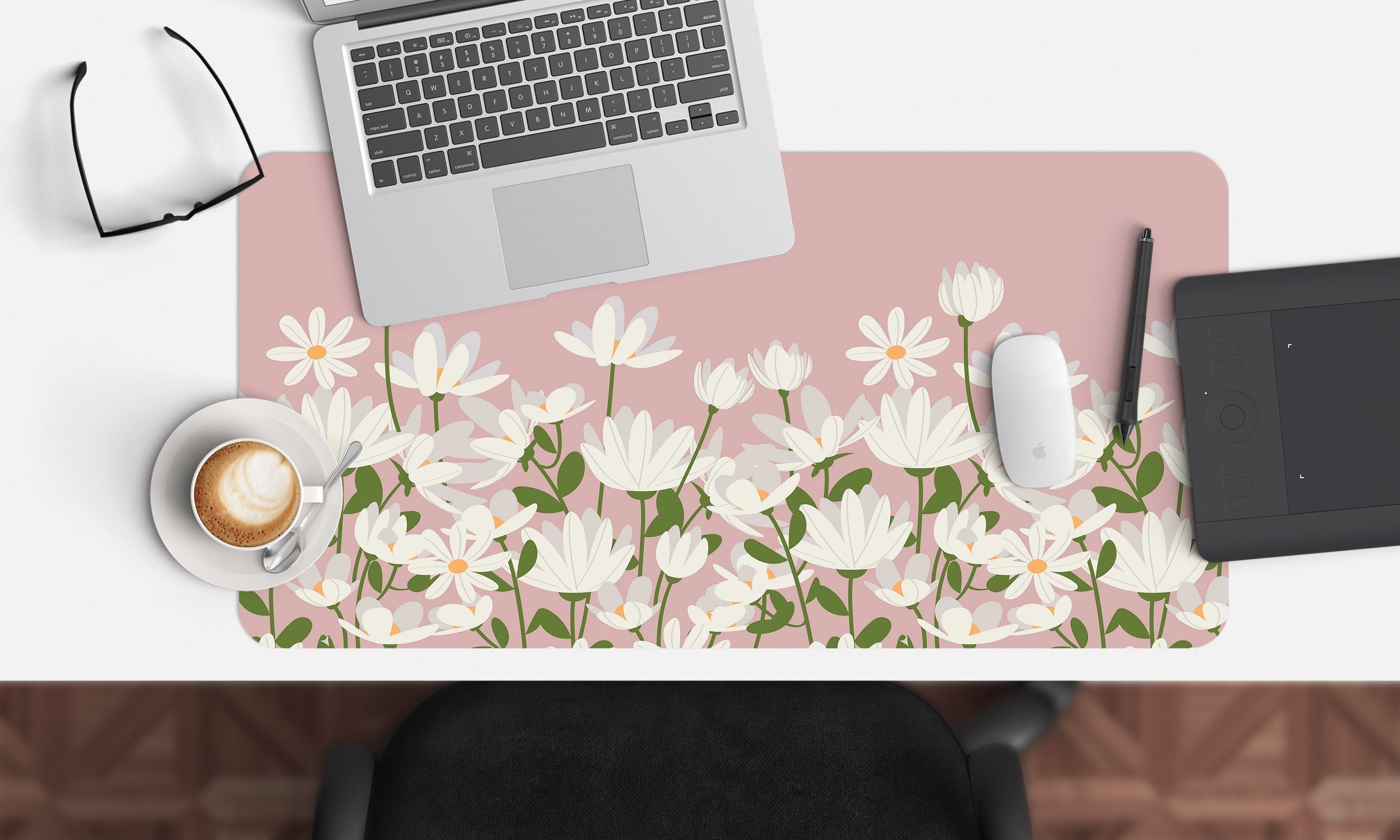 3D Flower Garden 154 Desk Mat Mat AJ Creativity Home