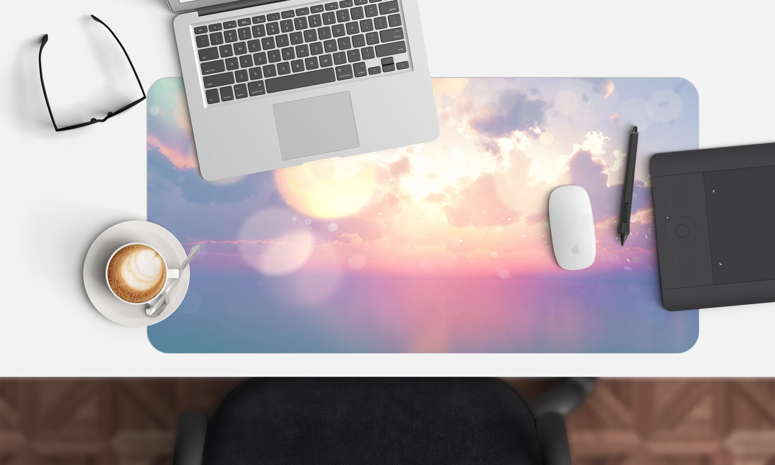 3D Cloud Aperture 17029 Desk Mat