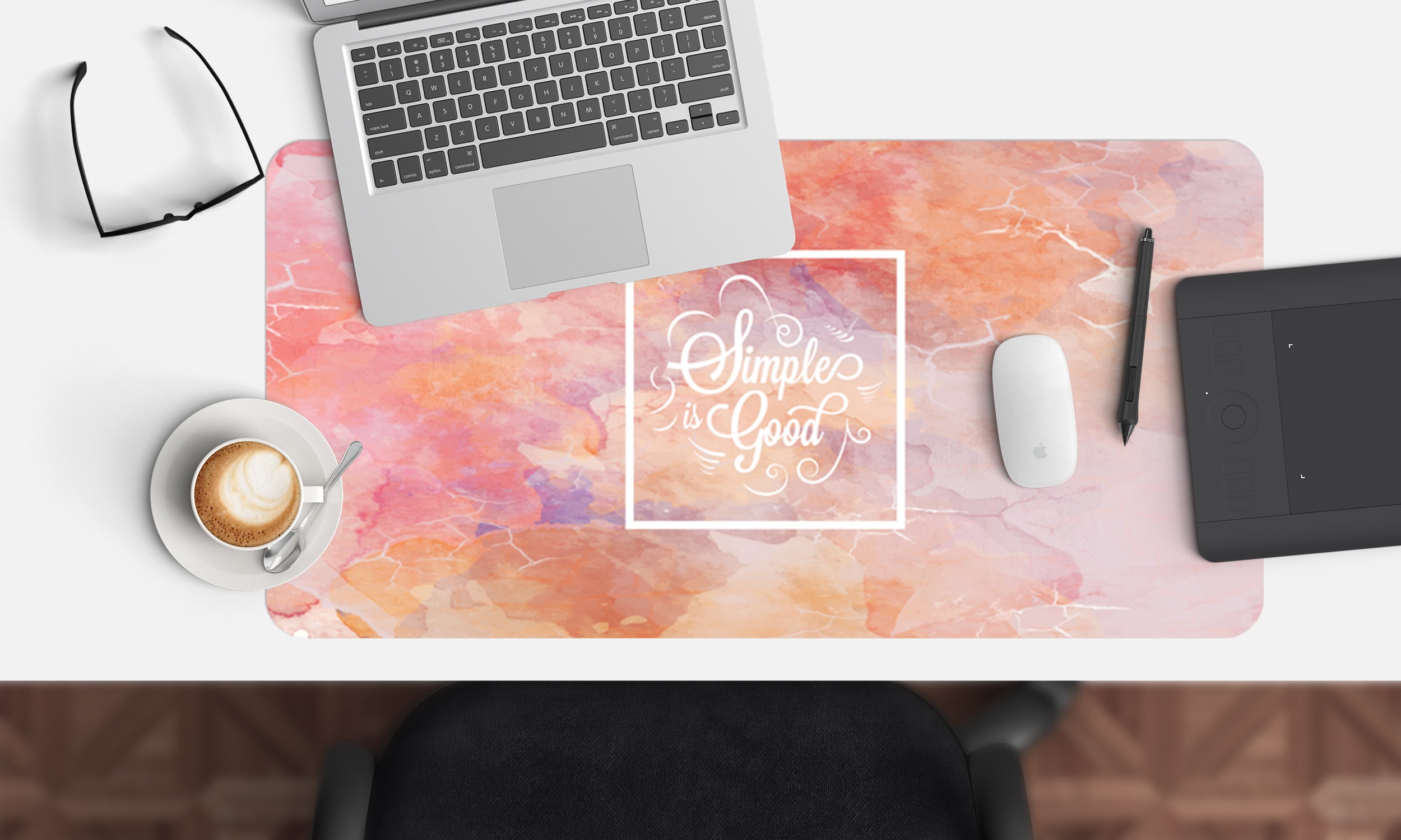 3D Pink 17063 Desk Mat
