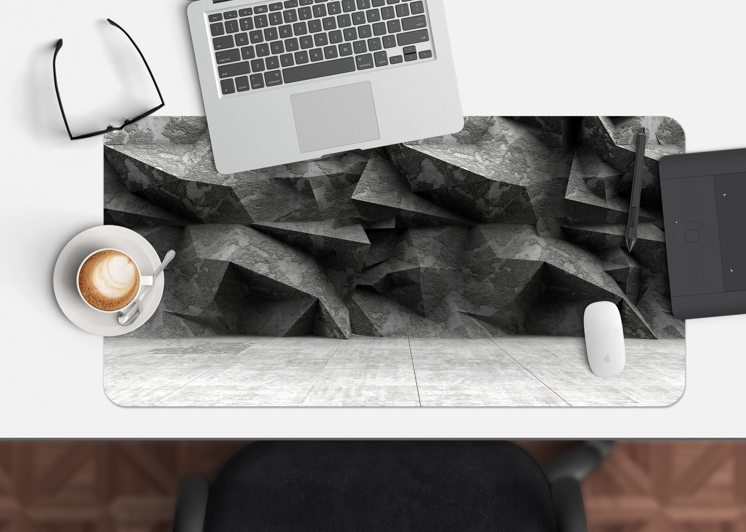 3D Gray 17182 Desk Mat