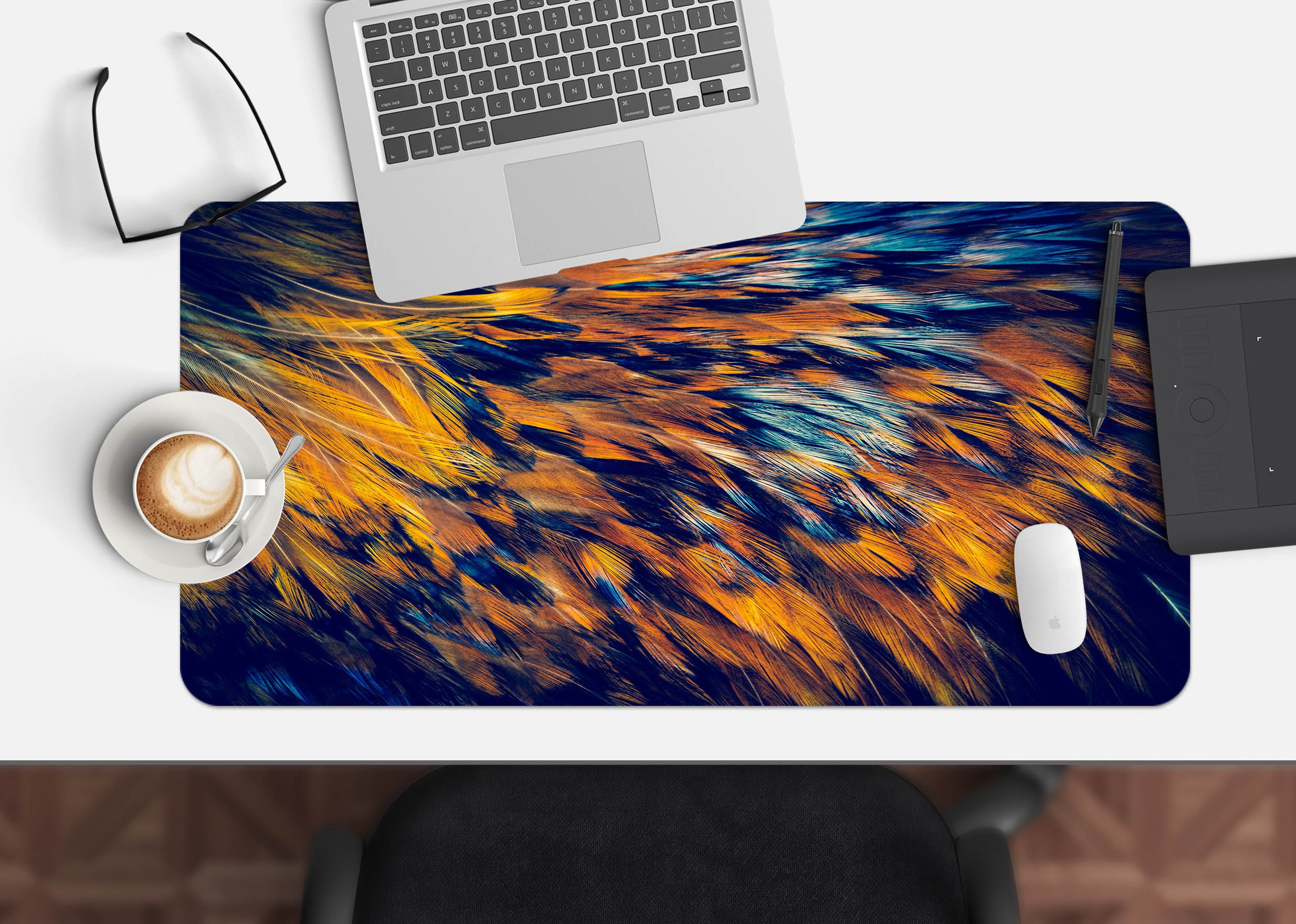 3D Feather 17174 Desk Mat