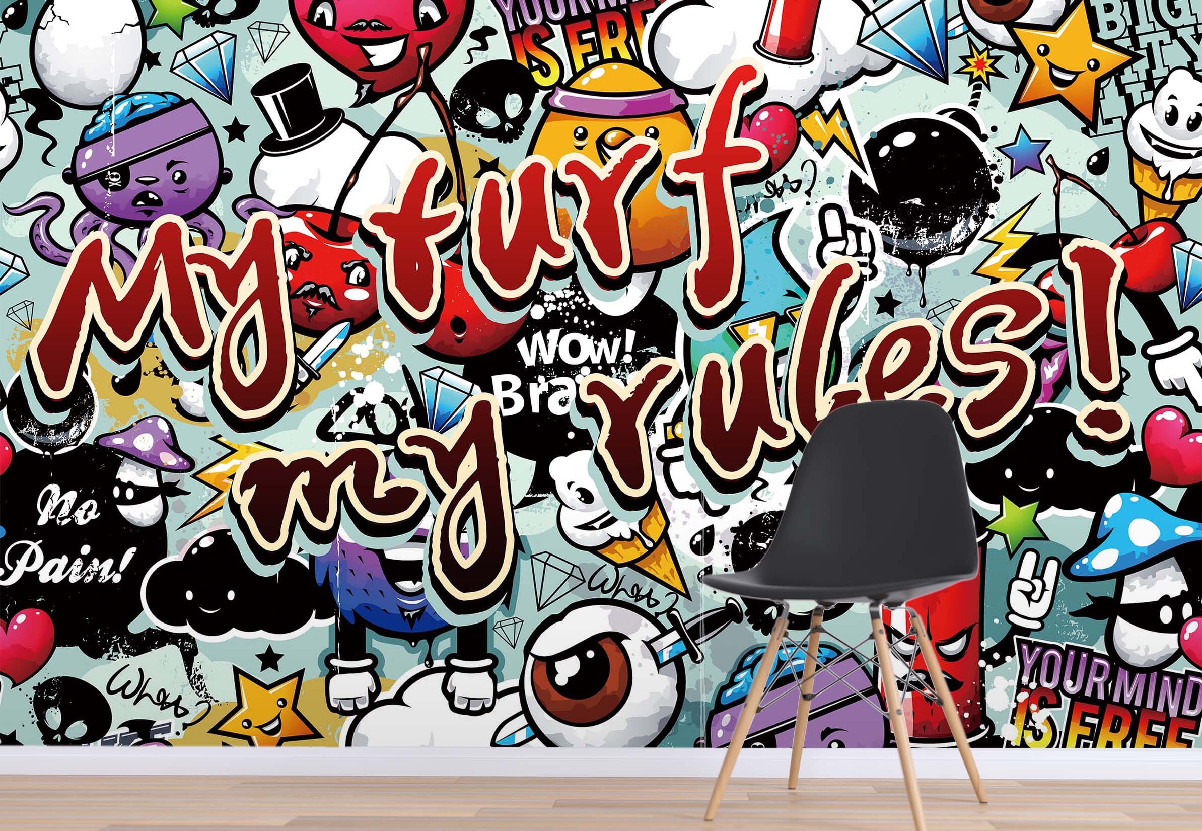 3D Hand Painted Sprinkler 146 Wall Murals Wallpaper AJ Wallpaper 2