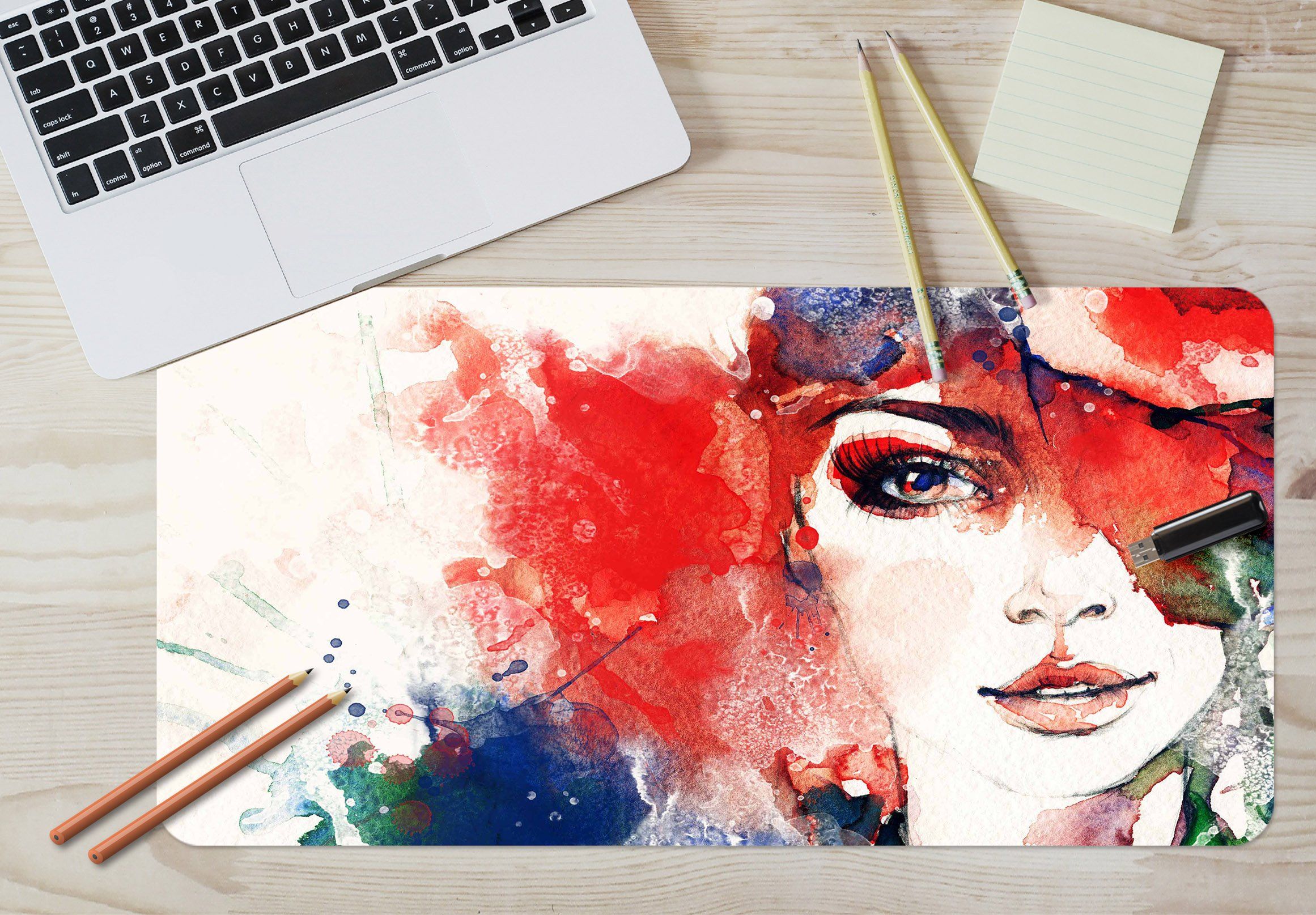 3D Painted Graffiti 071 Desk Mat Mat AJ Creativity Home