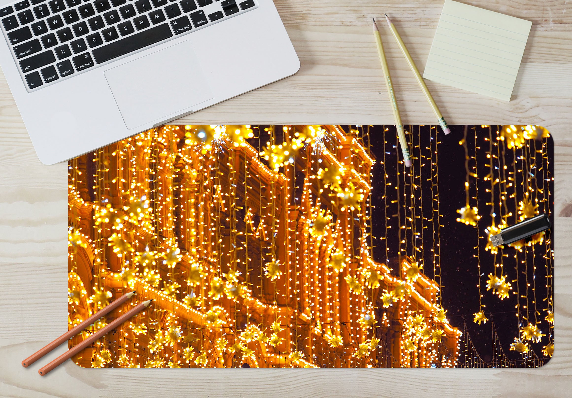 3D String Lights 51221 Christmas Desk Mat Xmas