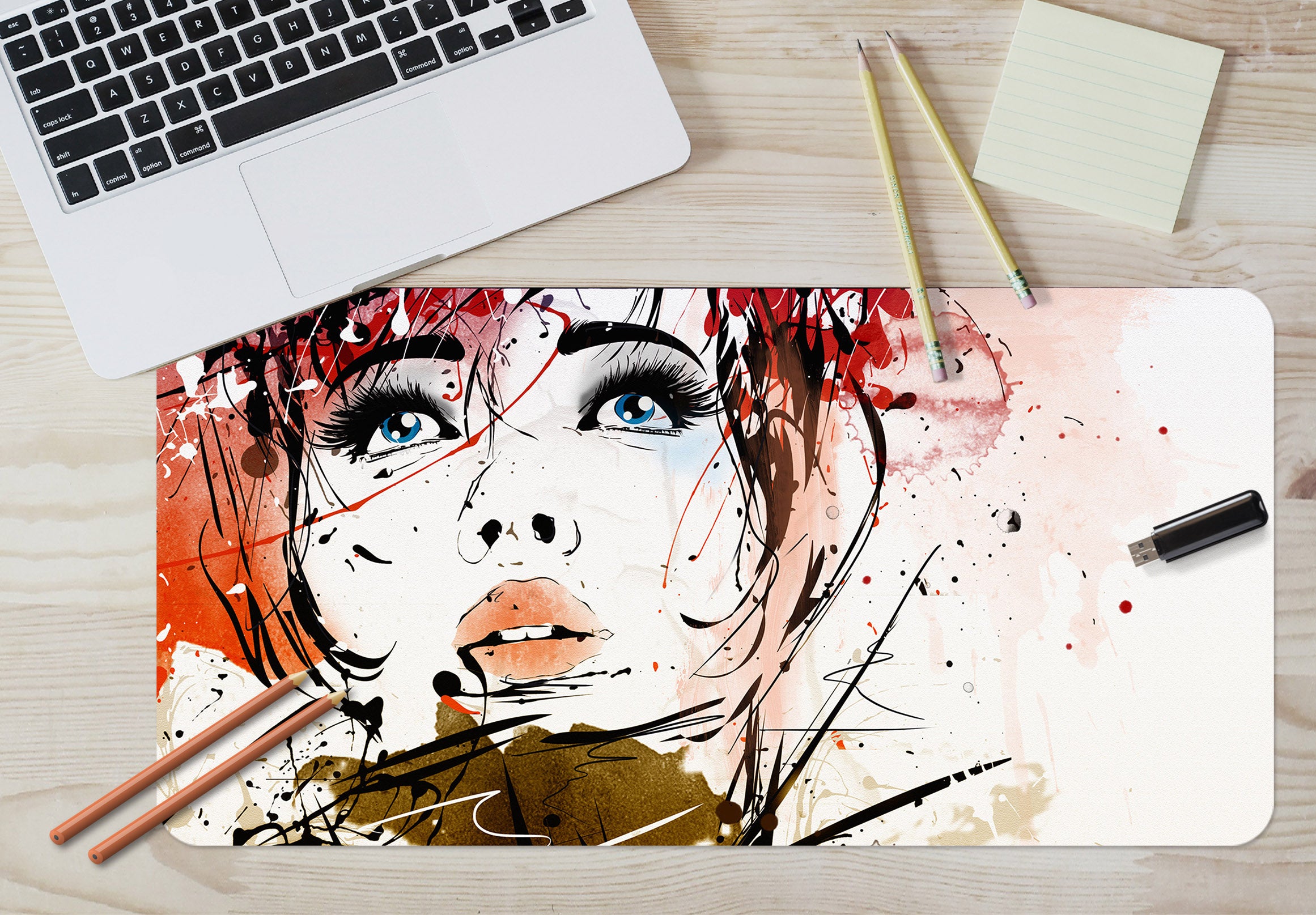 3D Female 17150 Desk Mat
