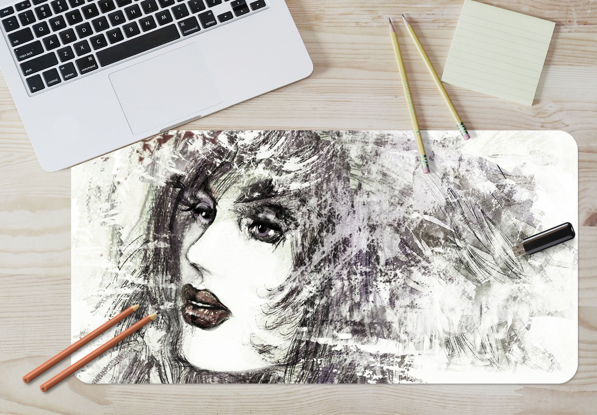3D Female 17110 Desk Mat