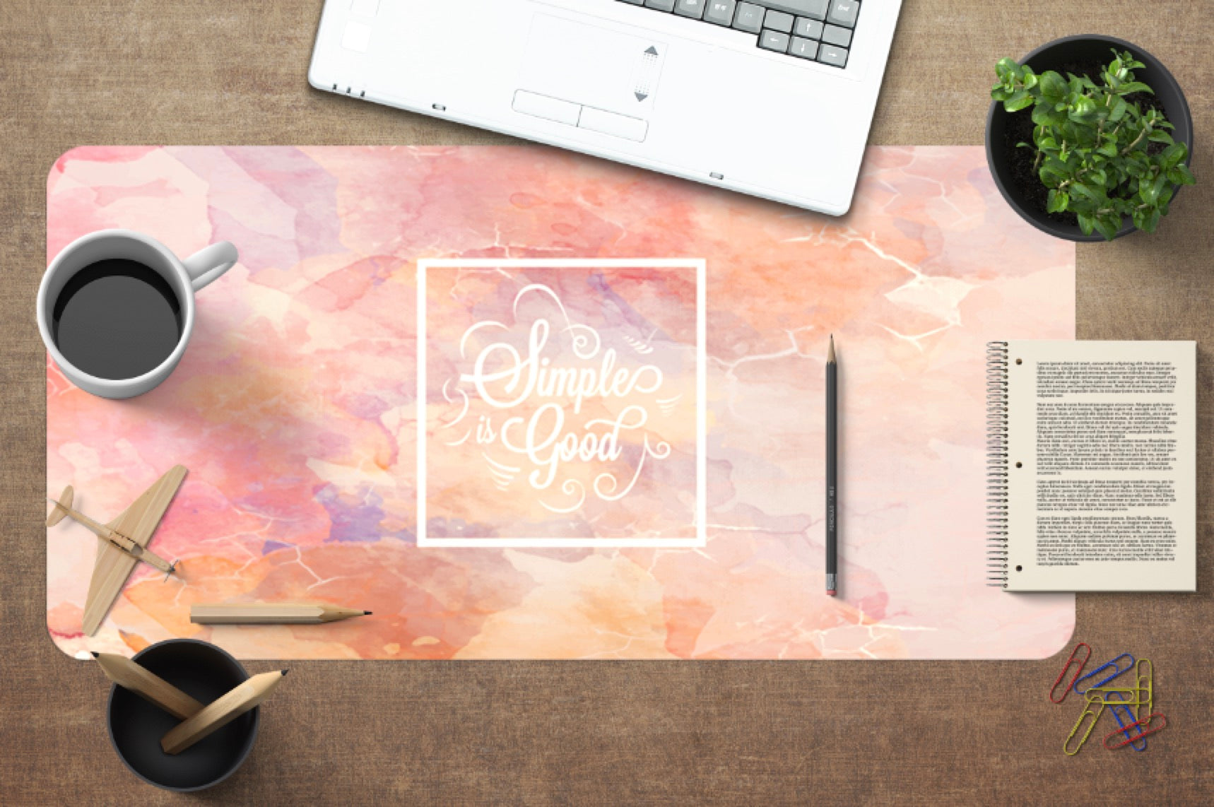 3D Pink 17063 Desk Mat