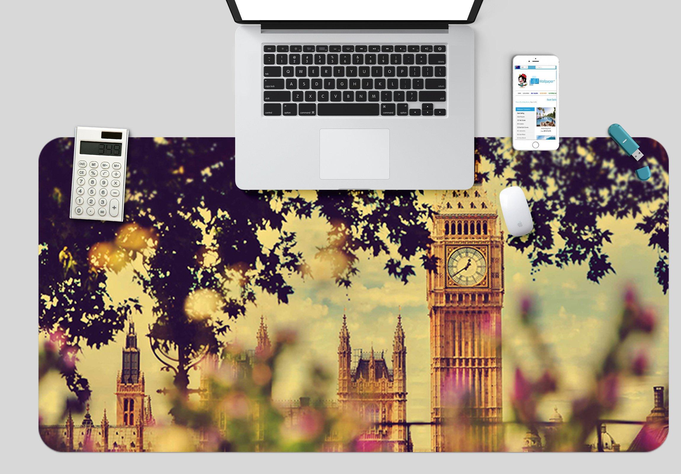 3D Bell Tower 070 Desk Mat Mat AJ Creativity Home