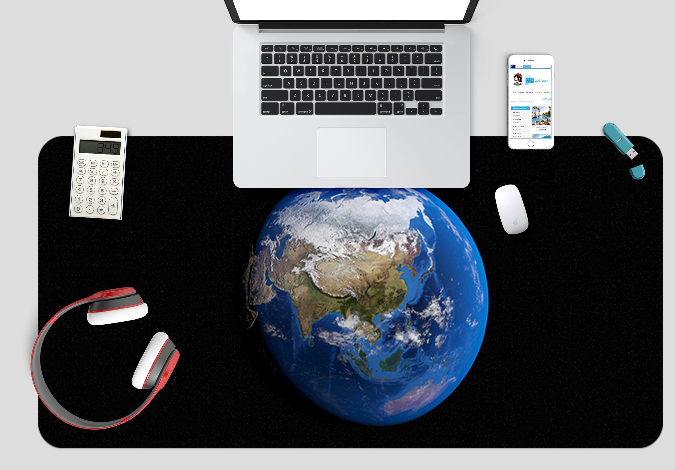 3D Earth 17069 Desk Mat