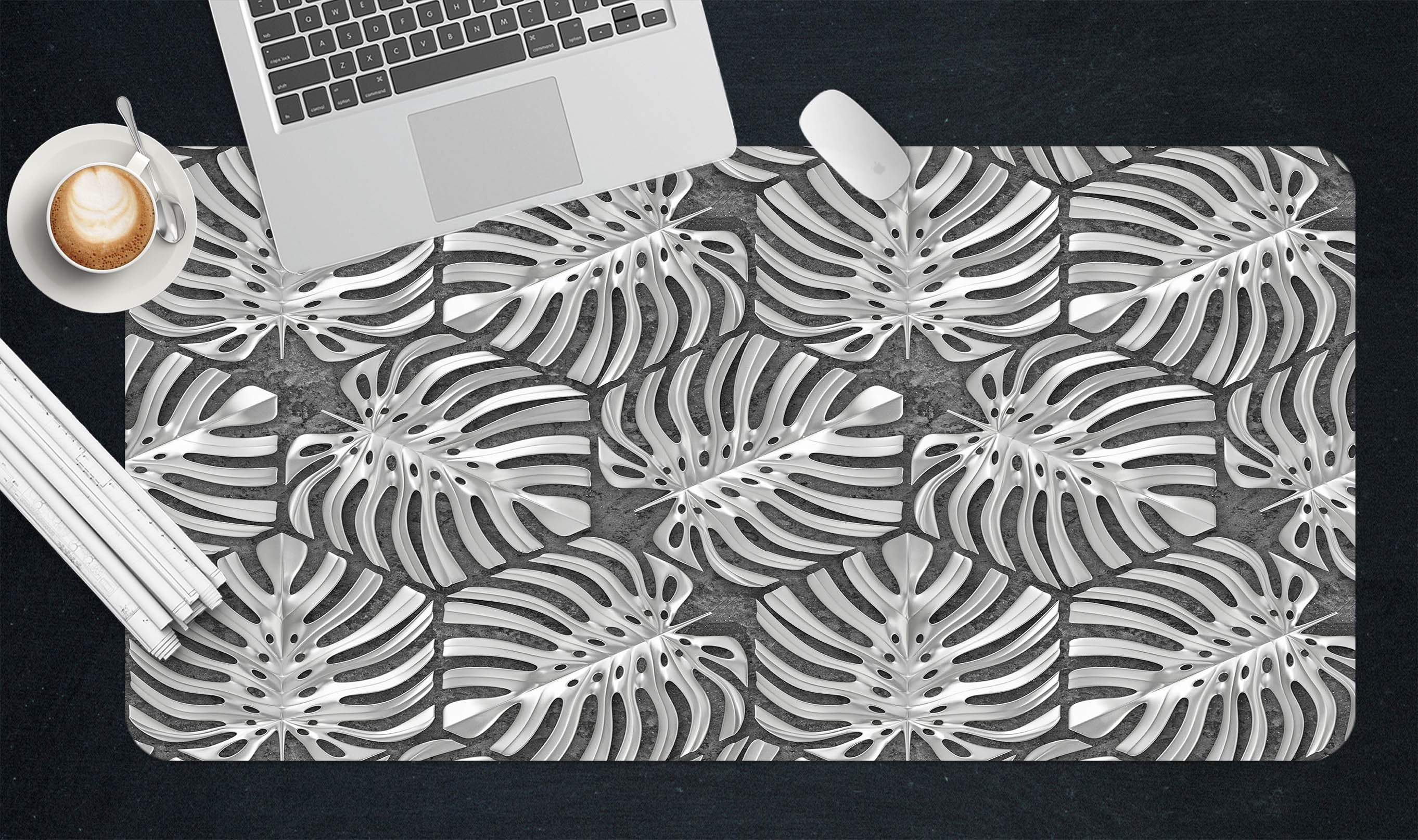 3D Ash Leaves 18053 Desk Mat