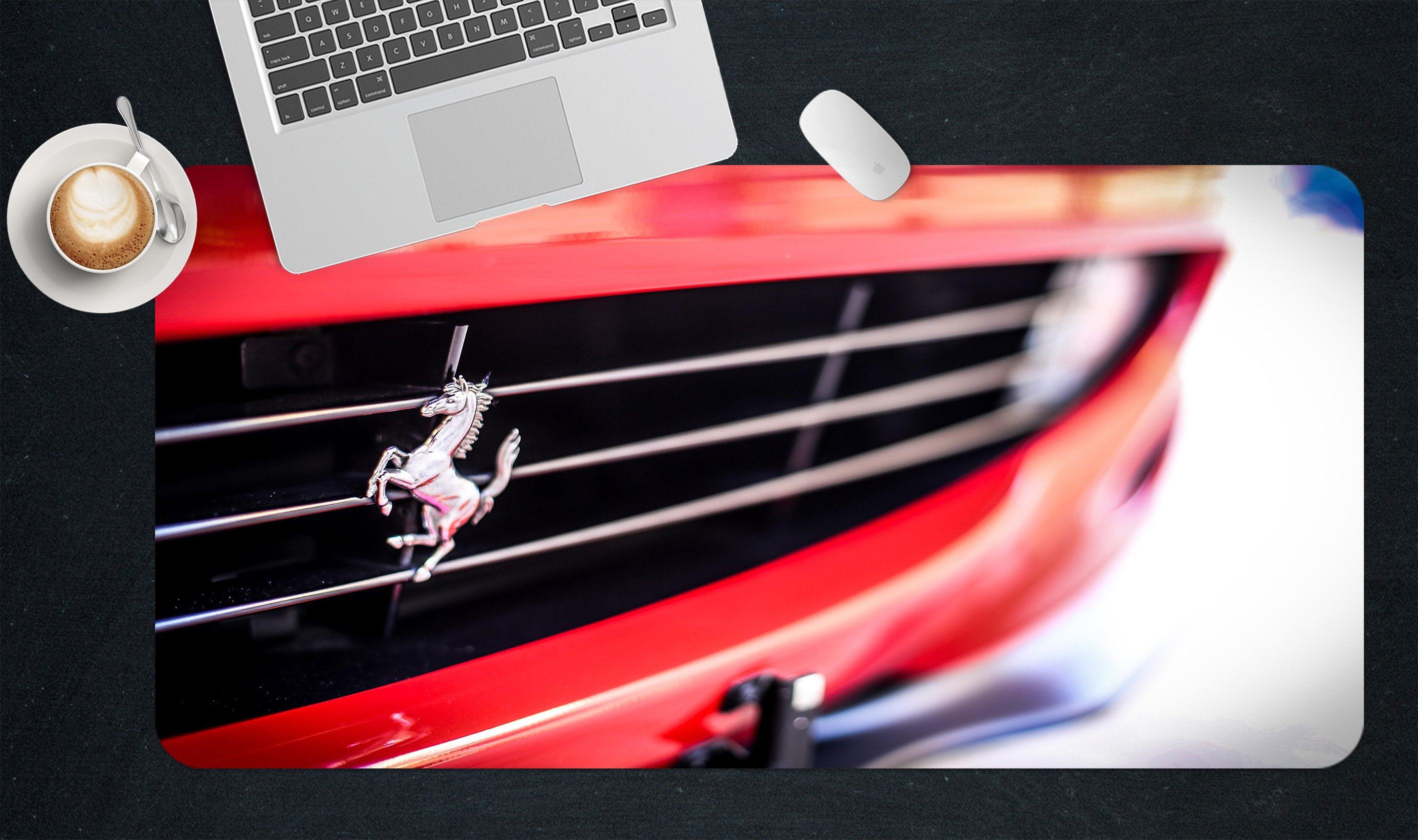 3D Car Head 152 Desk Mat Mat AJ Creativity Home