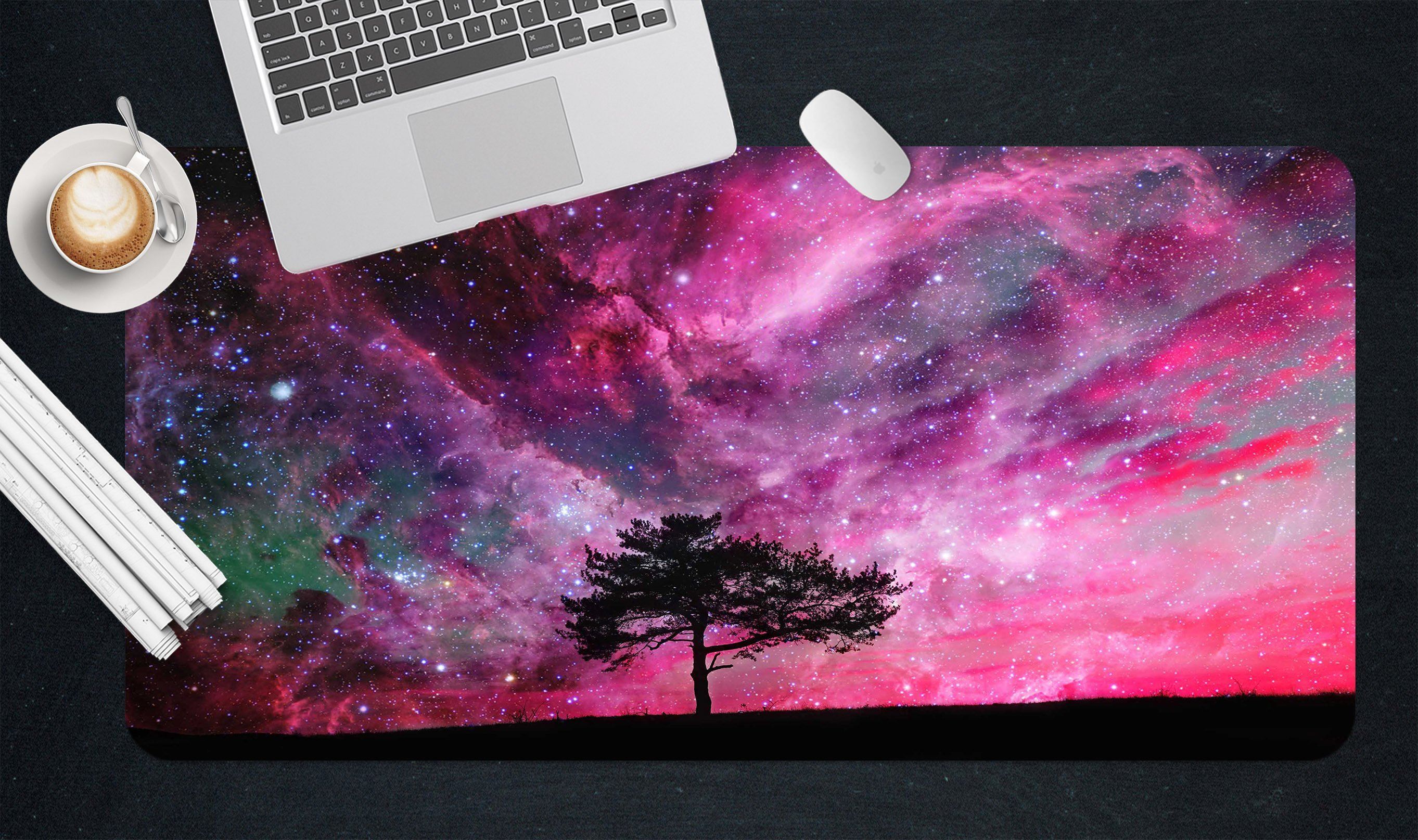 3D Star Tree 155 Desk Mat Mat AJ Creativity Home