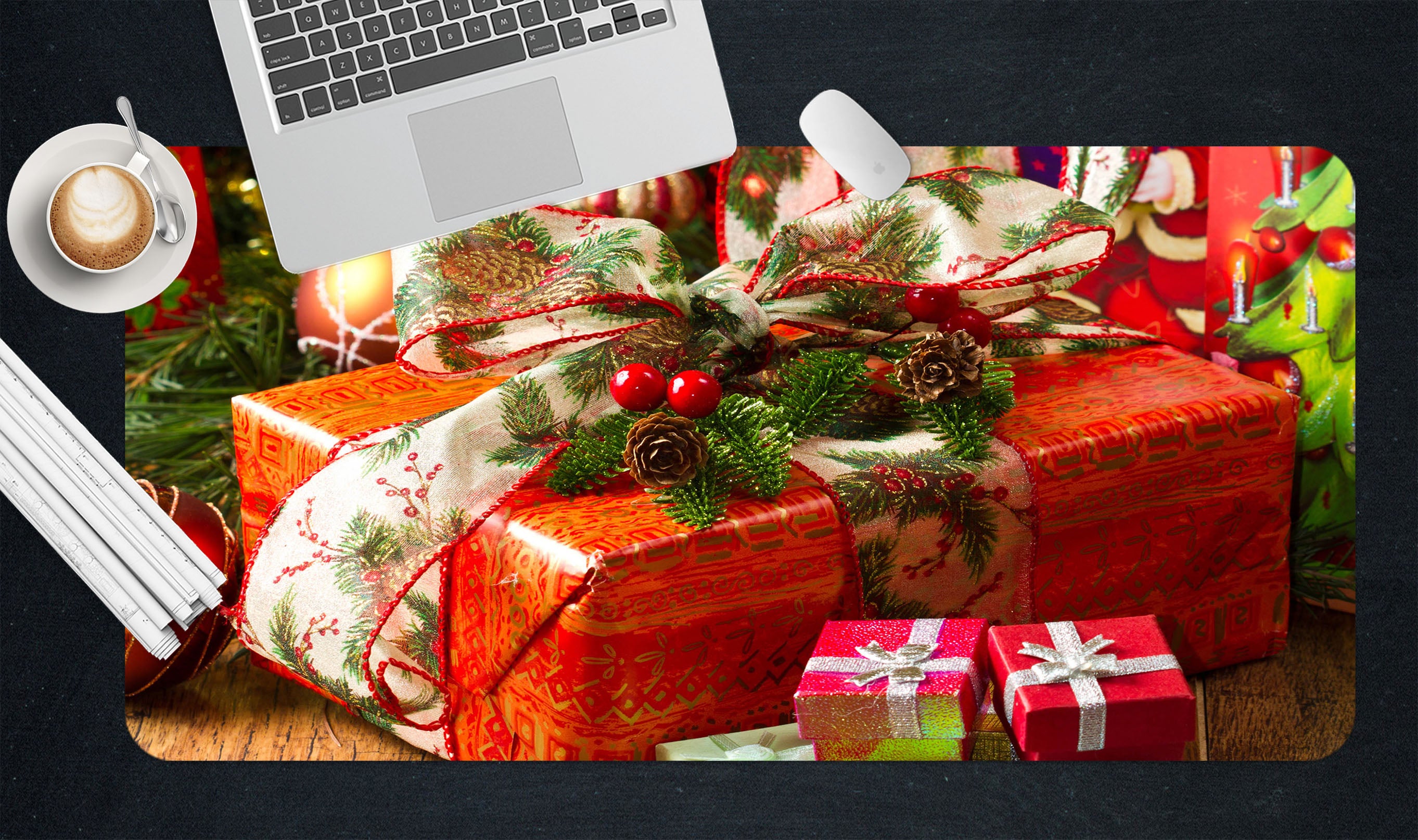 3D Gift 51169 Christmas Desk Mat Xmas