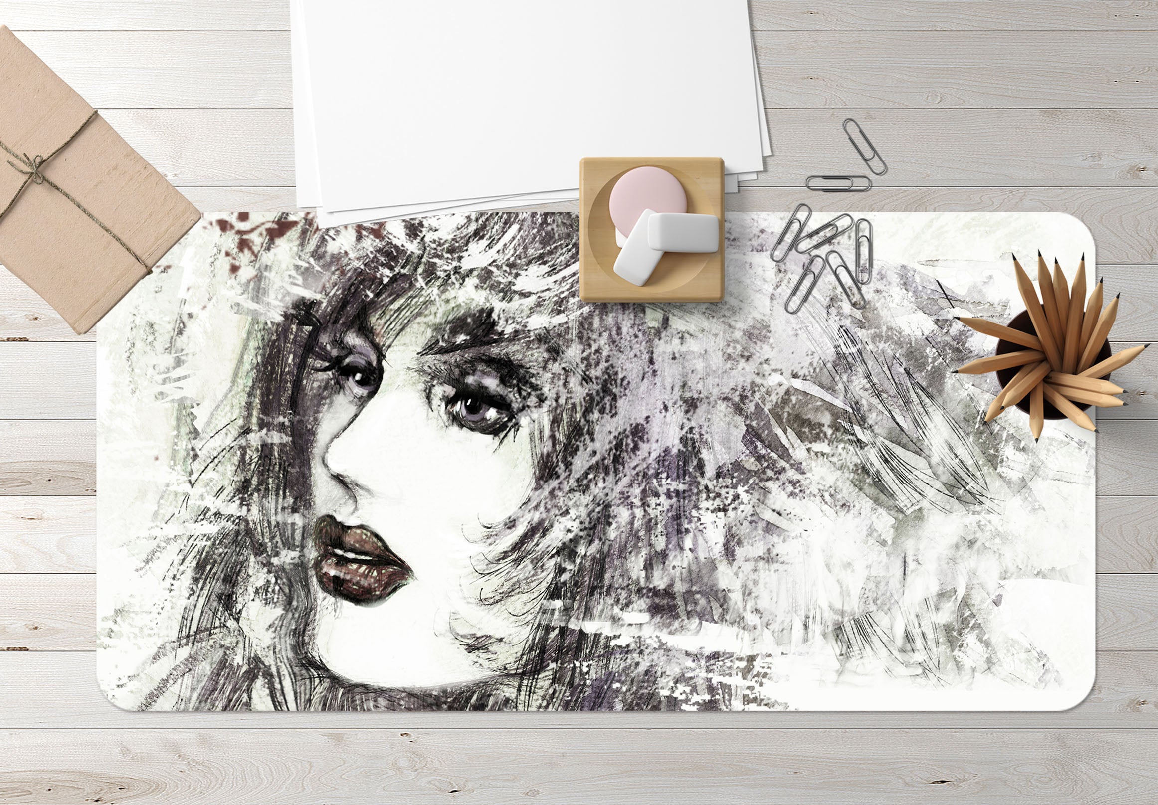 3D Female 17110 Desk Mat