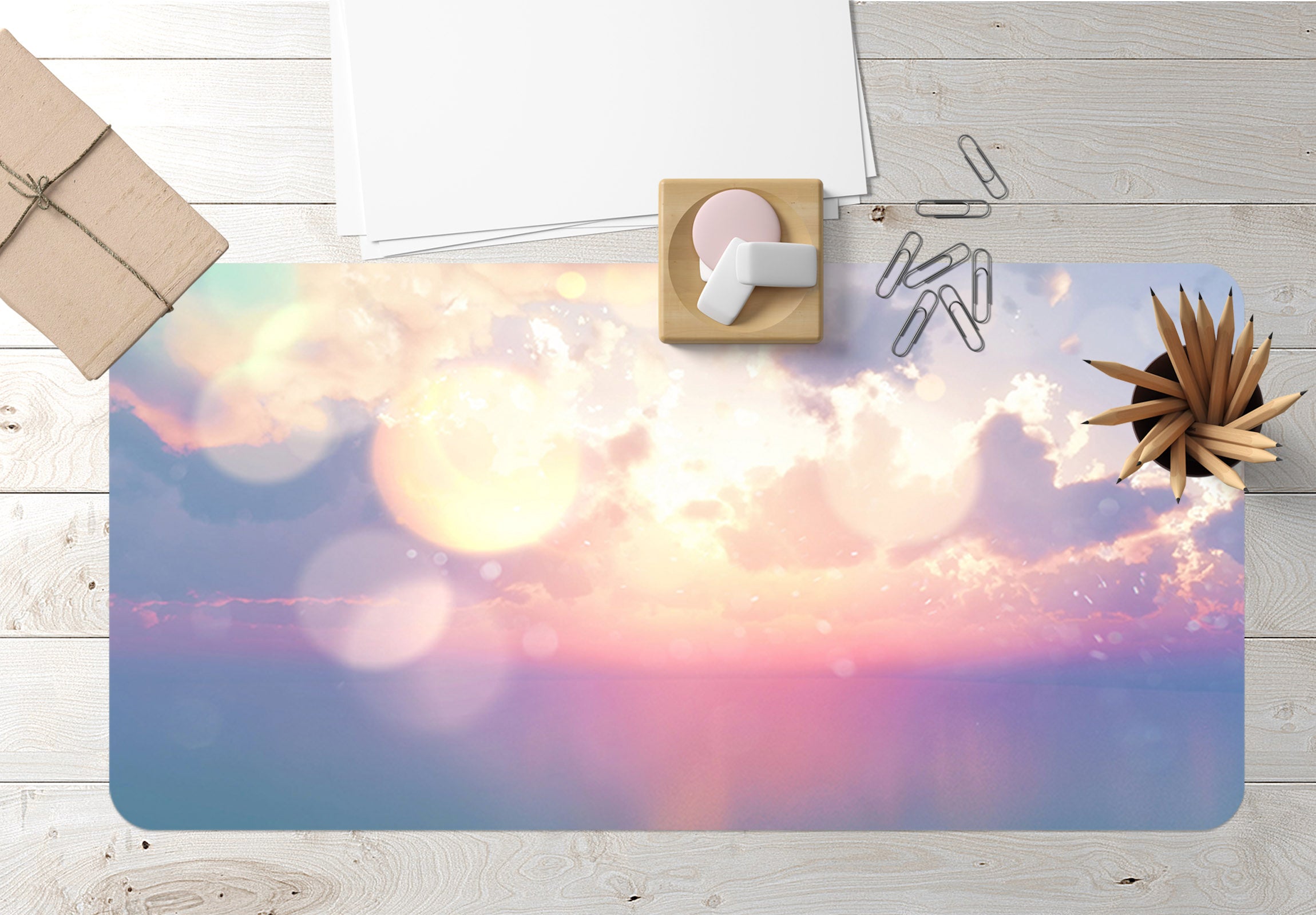 3D Cloud Aperture 17029 Desk Mat