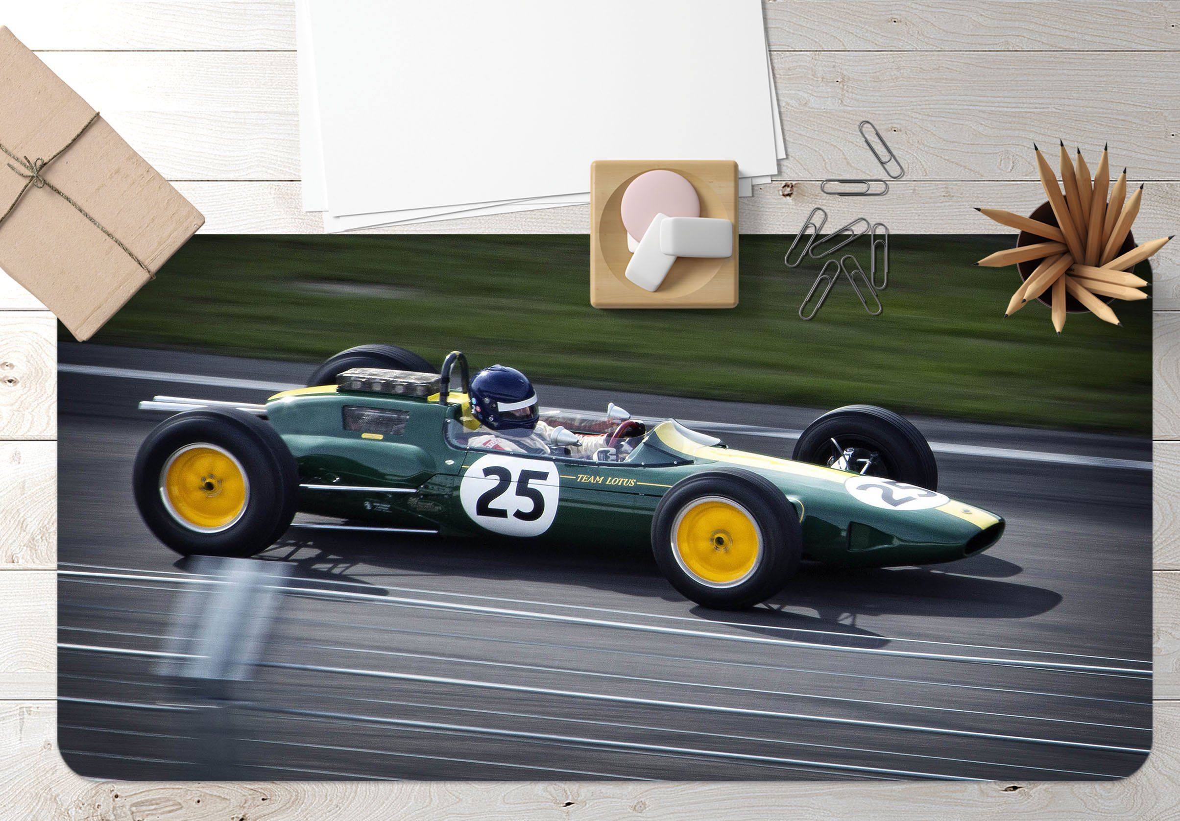 3D Race Car Driver 148 Desk Mat Mat AJ Creativity Home