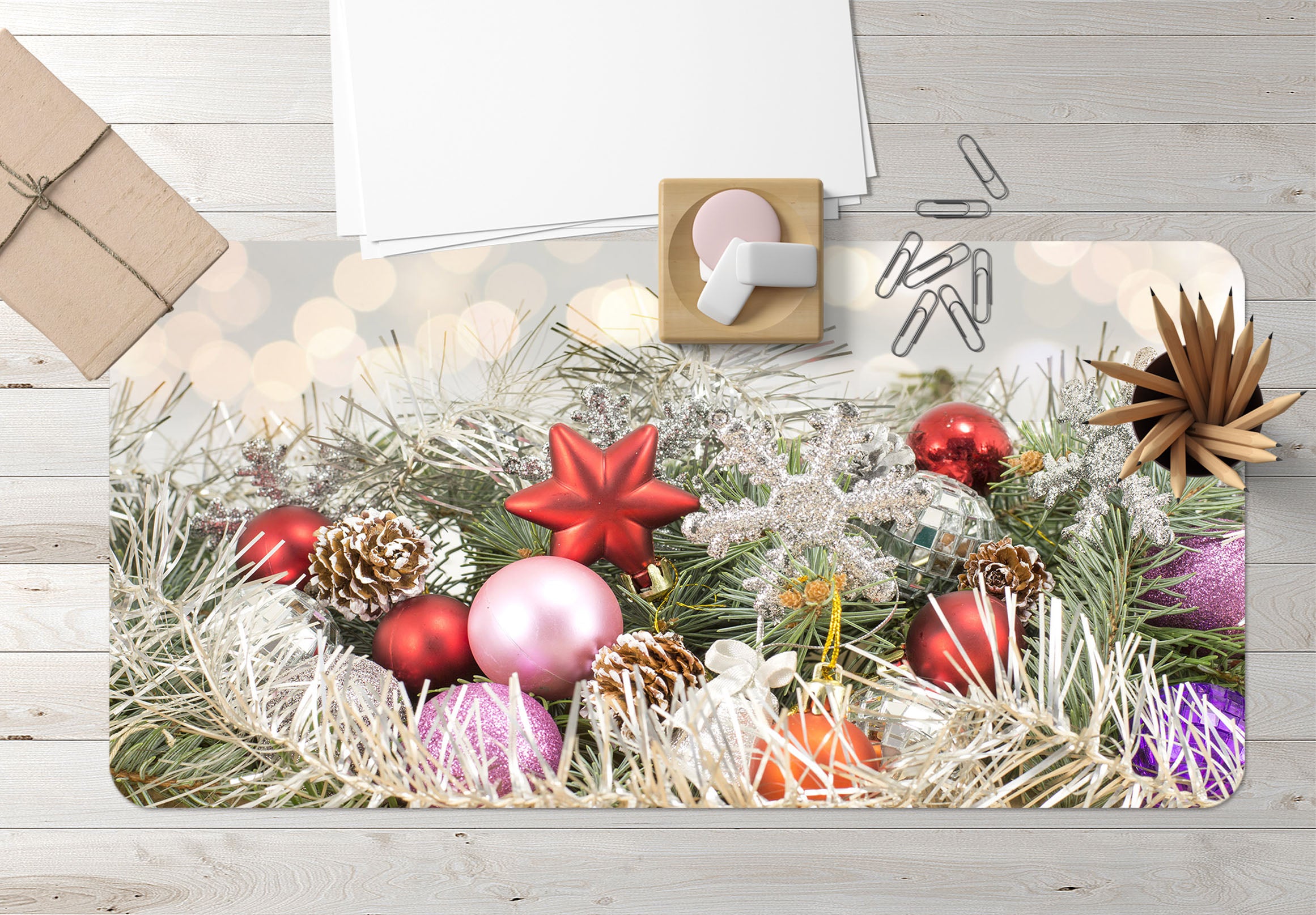 3D Tree Pendant 51187 Christmas Desk Mat Xmas