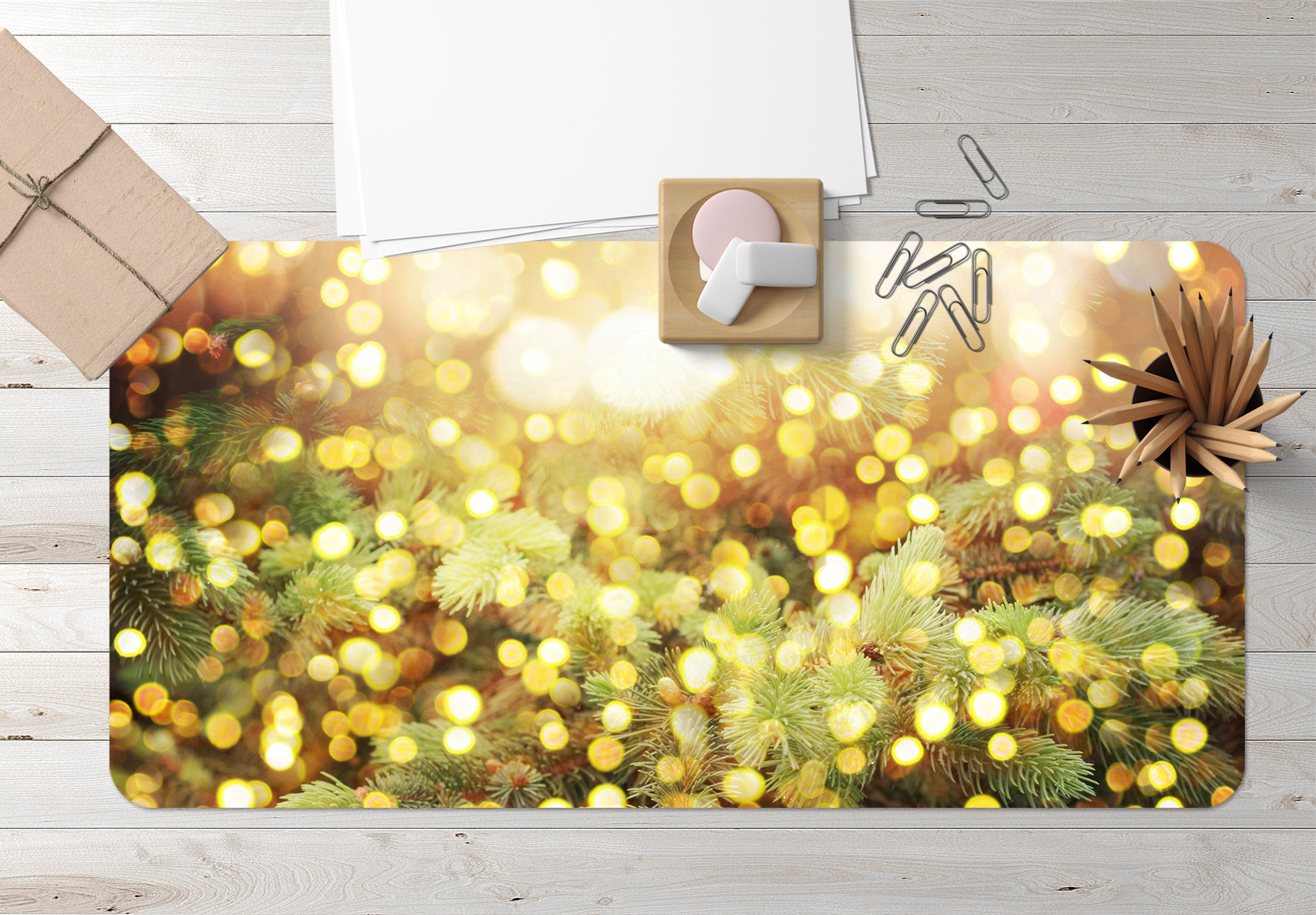 3D Aperture 51180 Christmas Desk Mat Xmas