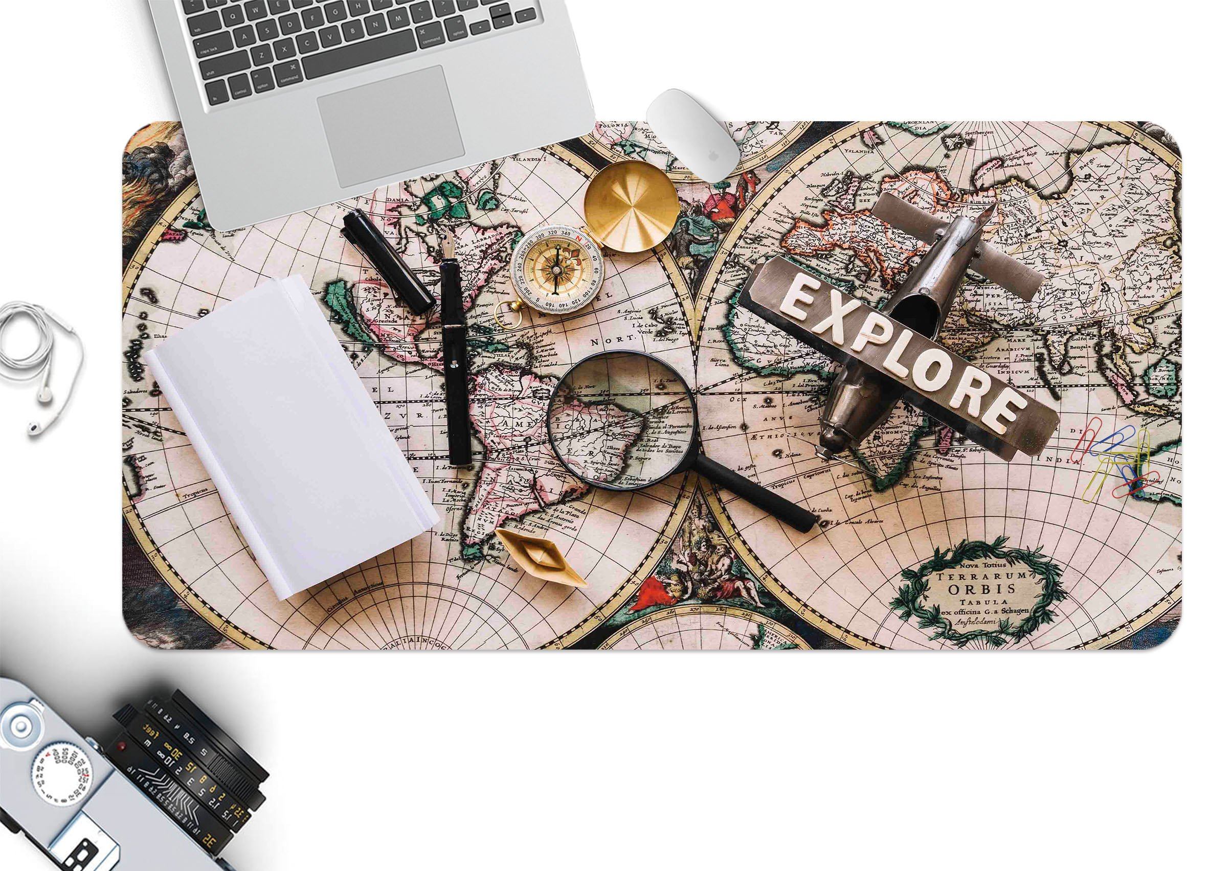 3D Aircraft Magnifier 120 Desk Mat Mat AJ Creativity Home