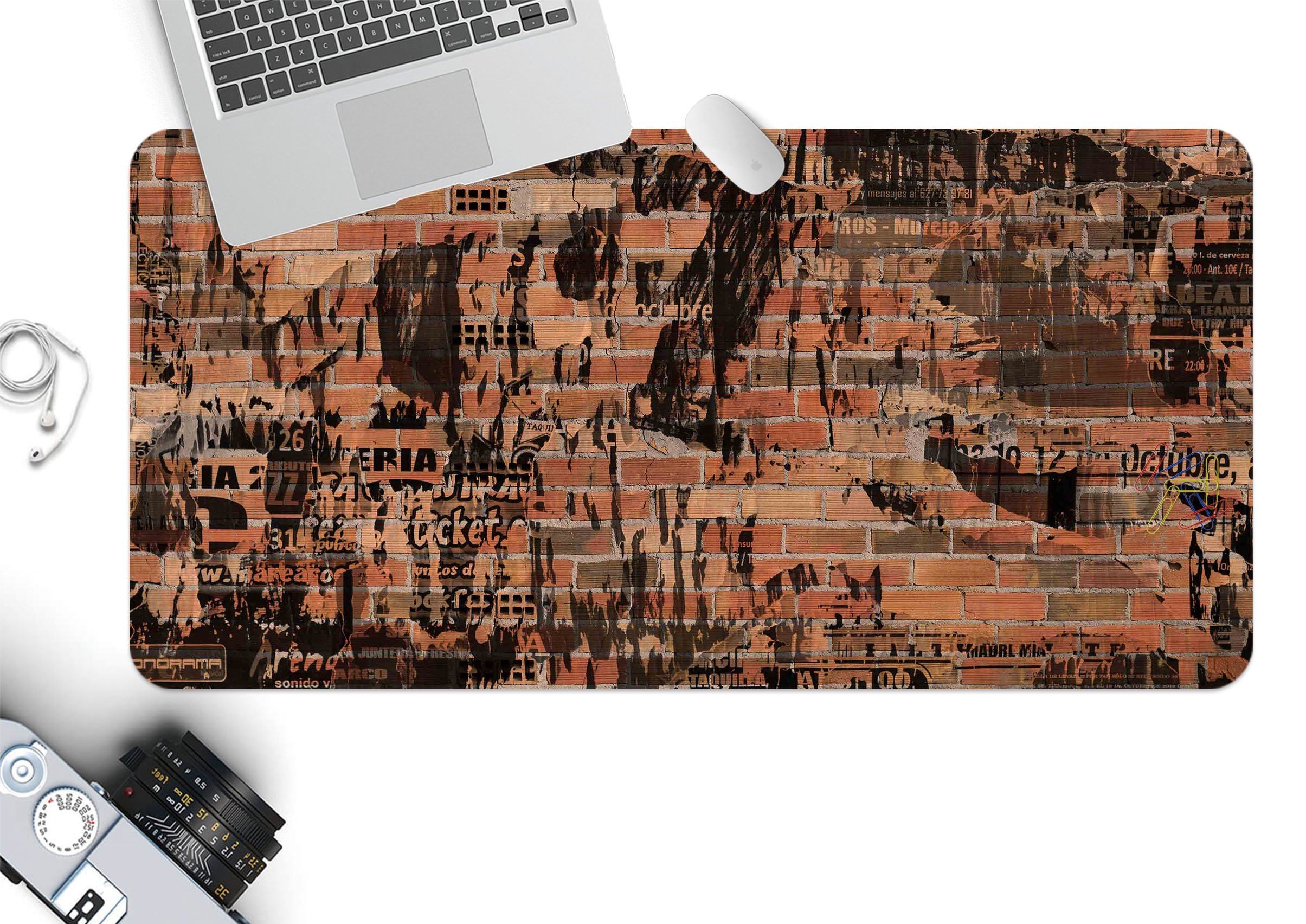 3D Wall Painting 112 Desk Mat Mat AJ Creativity Home