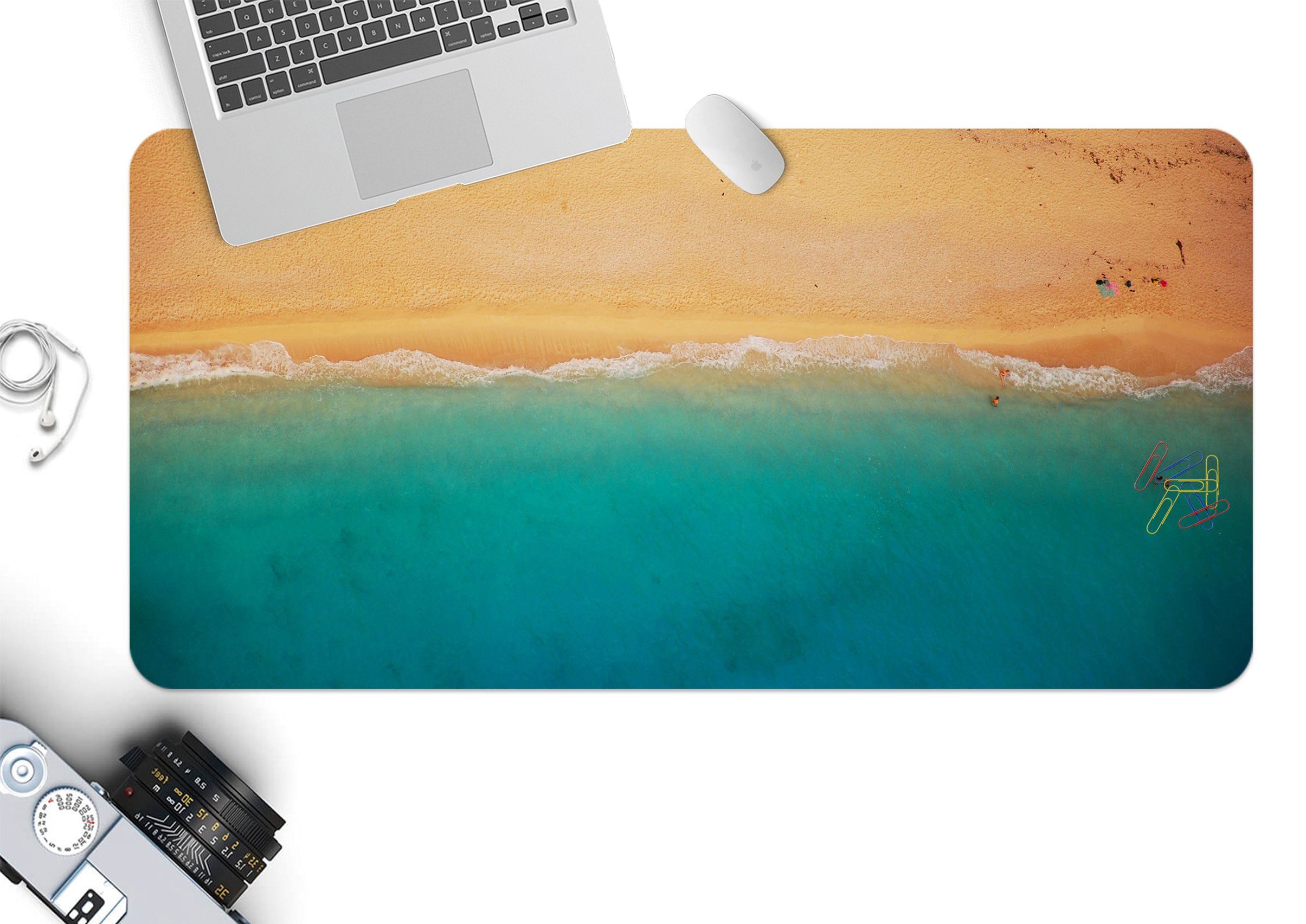 3D Beach Play 129 Desk Mat Mat AJ Creativity Home