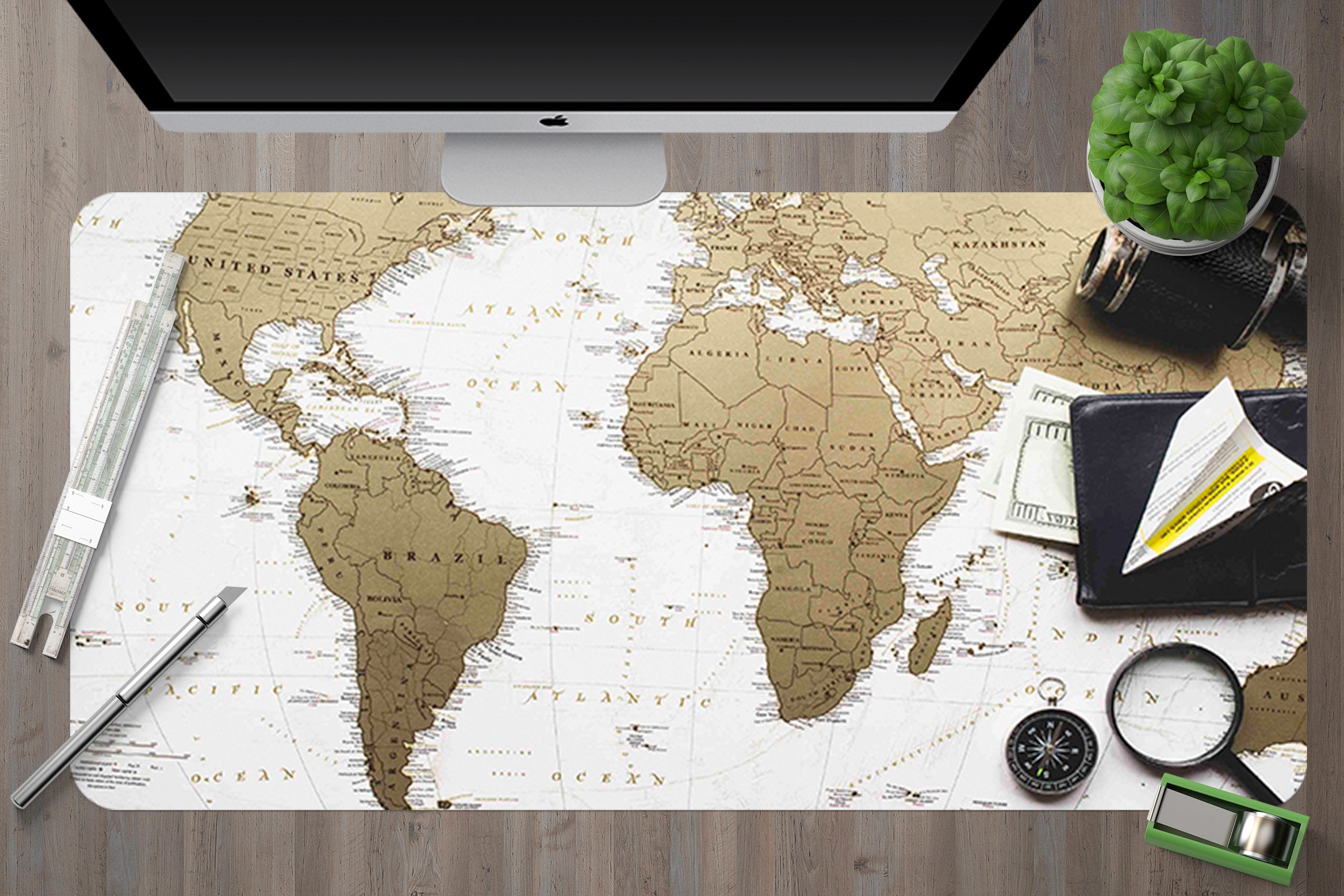 3D Map 17075 Desk Mat