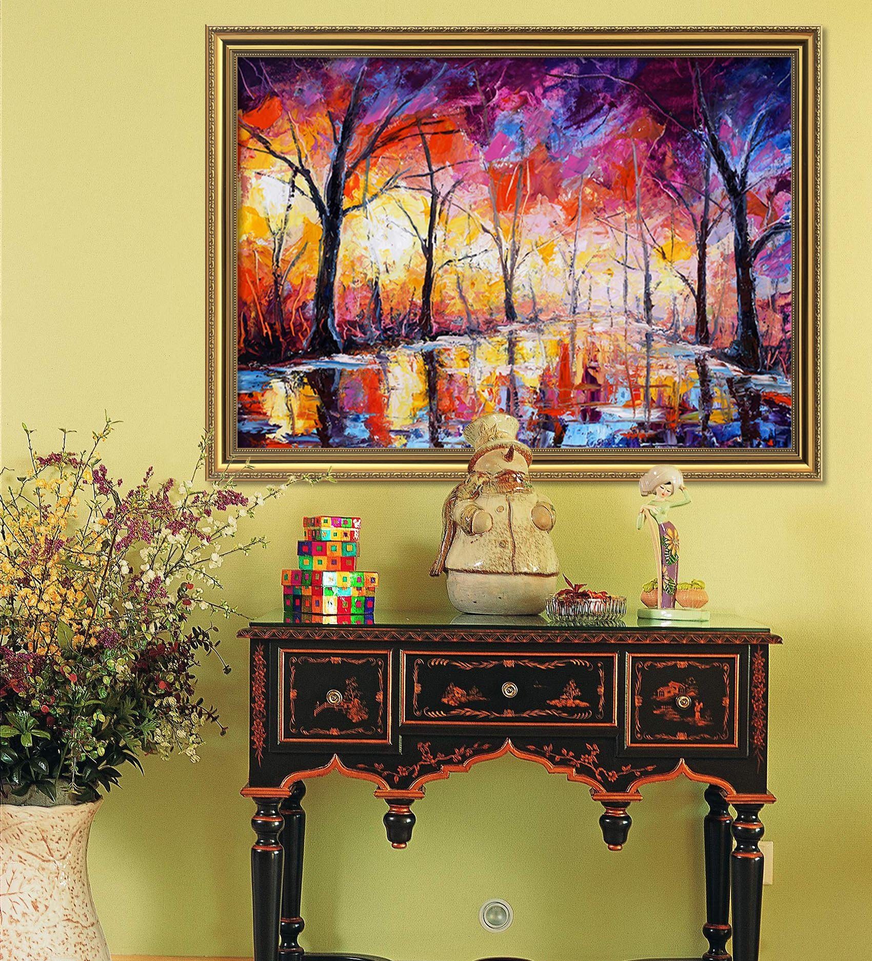 3D Landscape Painting 182 Fake Framed Print Painting Wallpaper AJ Creativity Home
