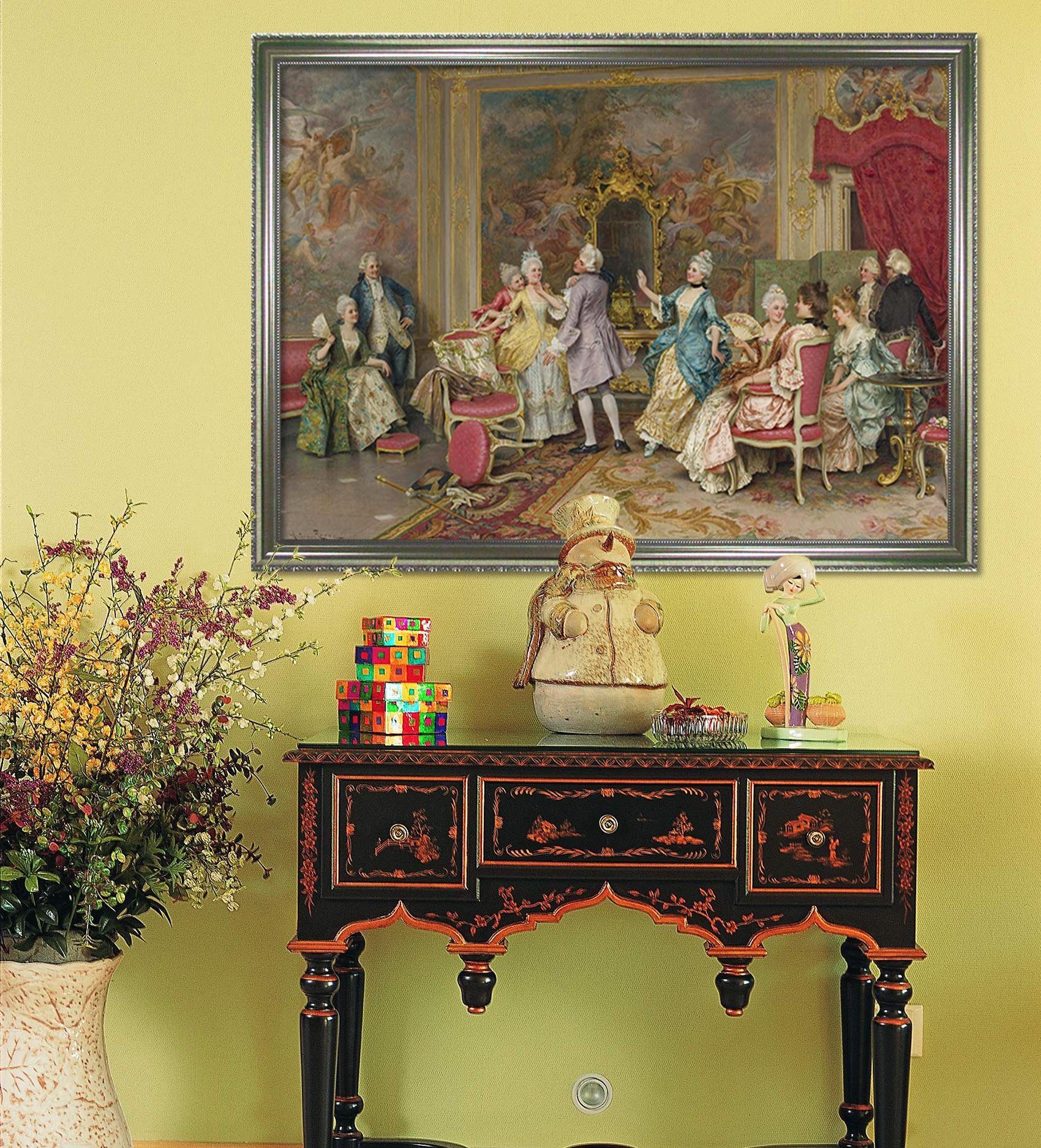 3D Happy Chat 040 Fake Framed Print Painting Wallpaper AJ Creativity Home