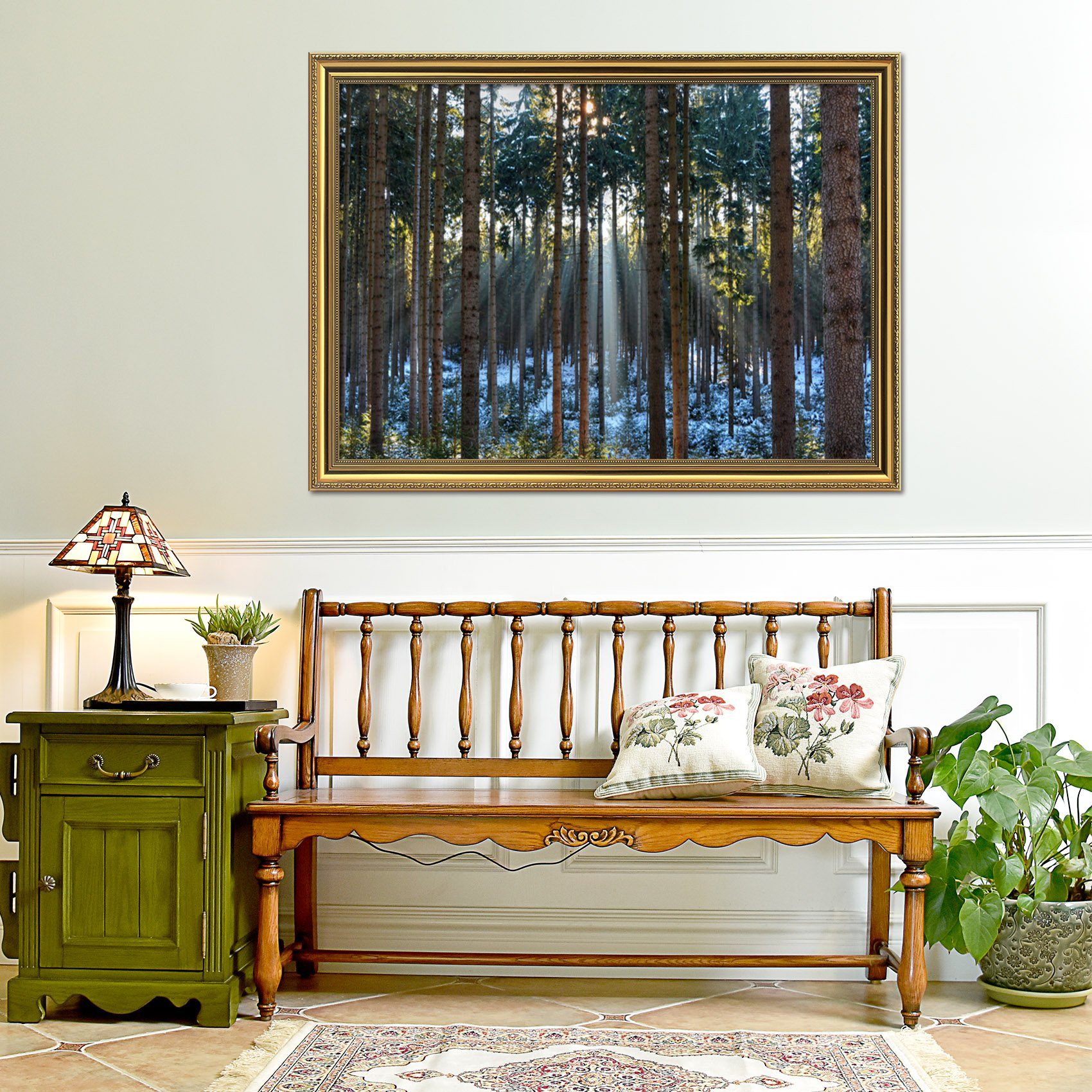 3D Sunshine Melting 049 Fake Framed Print Painting Wallpaper AJ Creativity Home