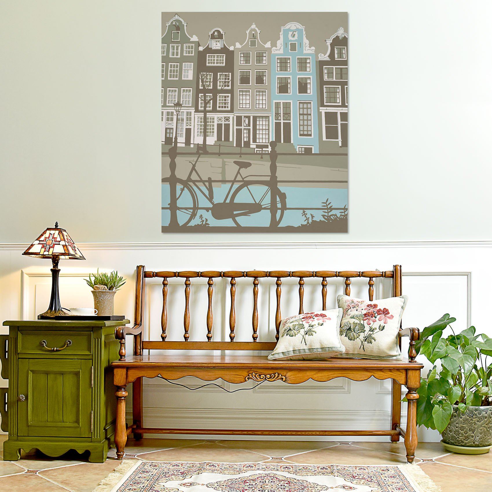 3D Amsterdam City 003 Steve Read Wall Sticker Wallpaper AJ Wallpaper 2