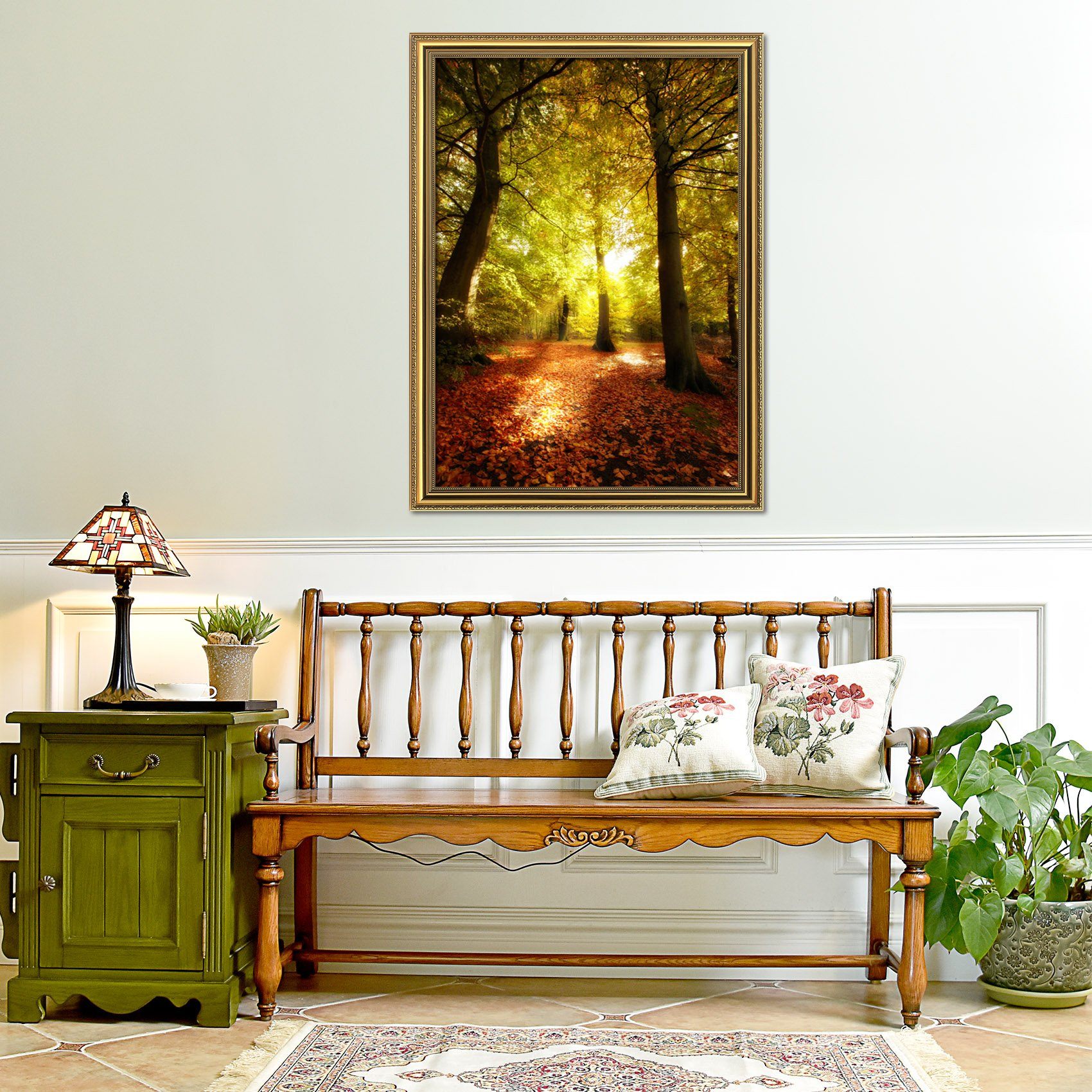 3D Sunny Shade 133 Fake Framed Print Painting Wallpaper AJ Creativity Home