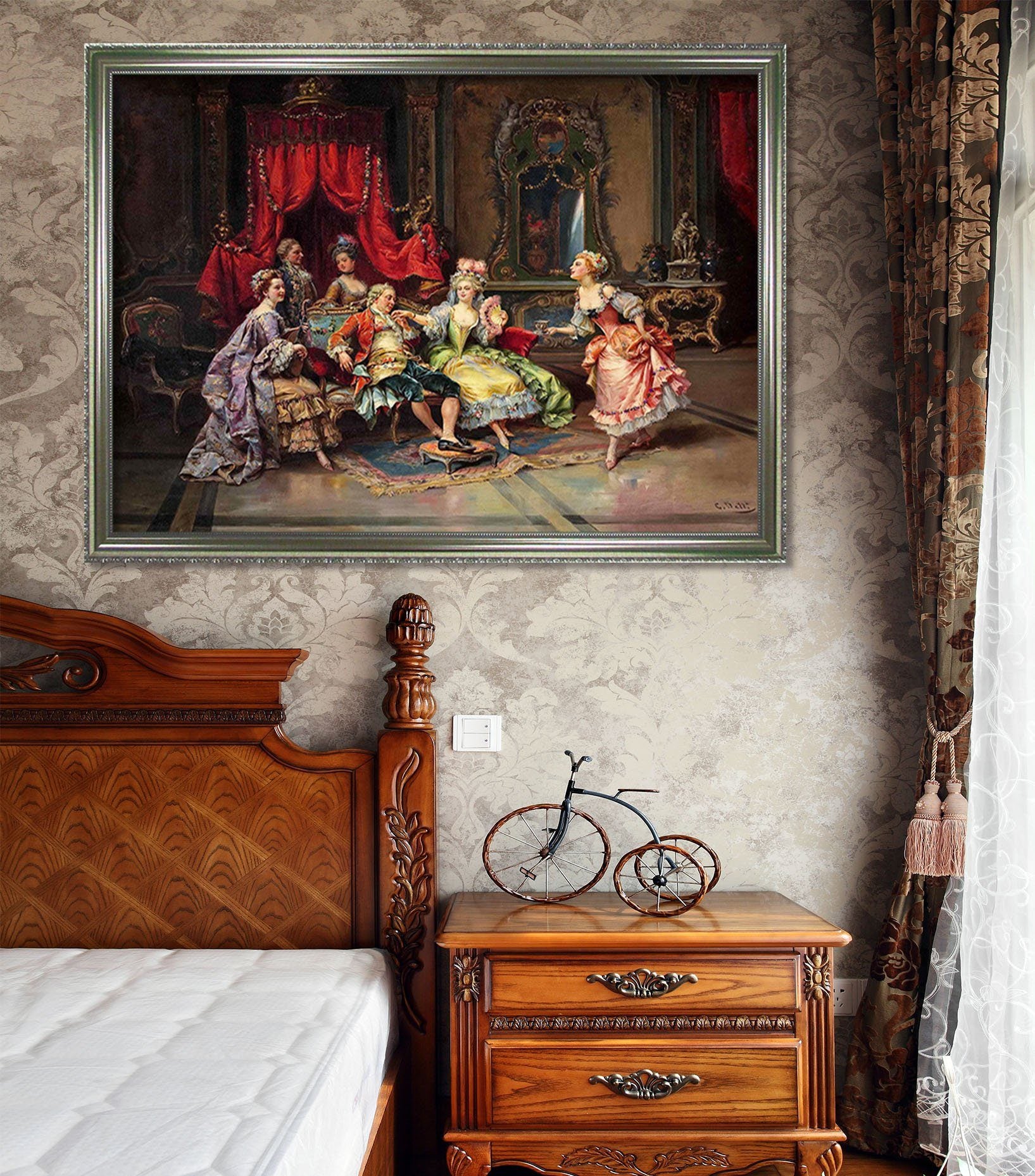 3D Beauty Event 048 Fake Framed Print Painting Wallpaper AJ Creativity Home