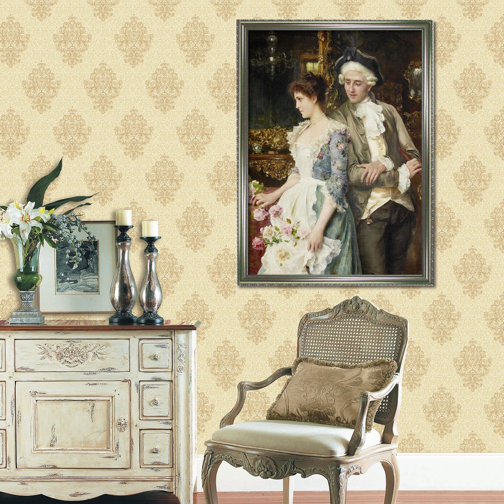 3D Depend On 143 Fake Framed Print Painting Wallpaper AJ Creativity Home