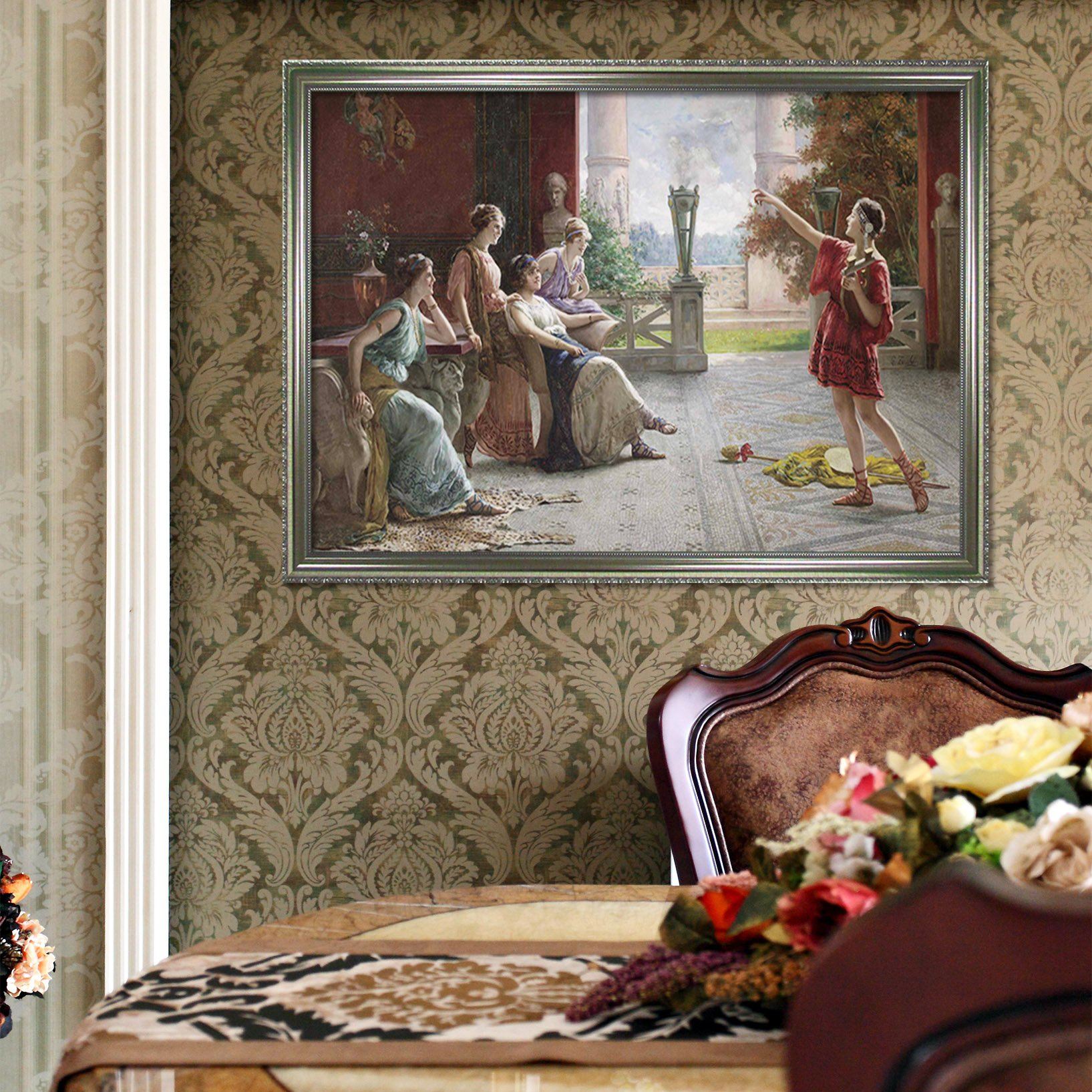 3D Watch The Show 125 Fake Framed Print Painting Wallpaper AJ Creativity Home