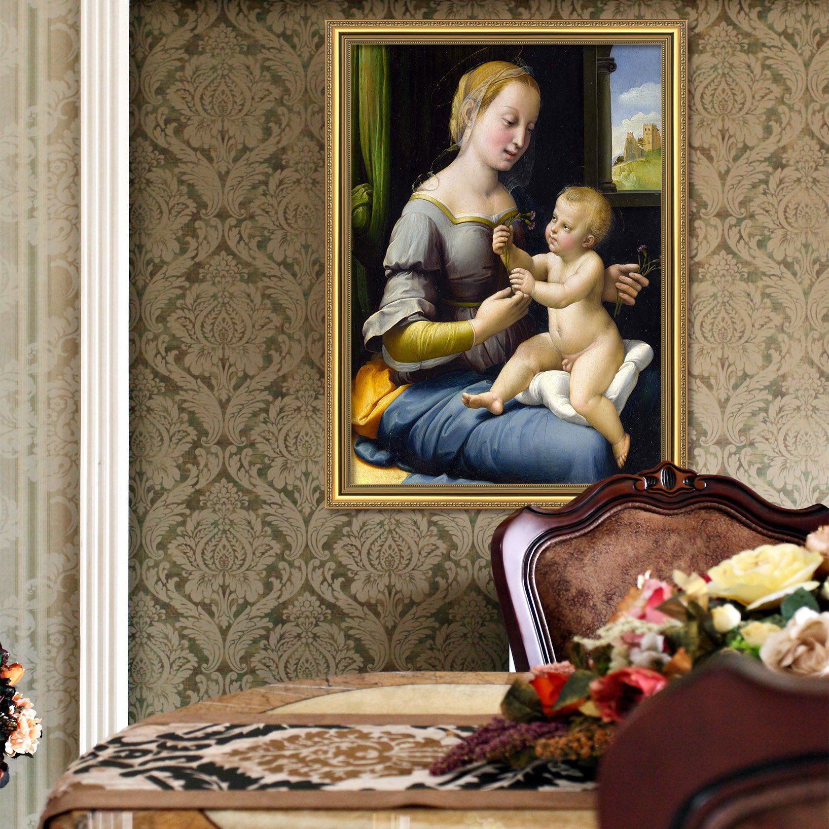 3D Hug Children 129 Fake Framed Print Painting Wallpaper AJ Creativity Home