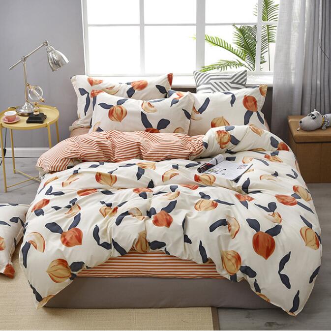 3D Peach Pattern 2142 Bed Pillowcases Quilt