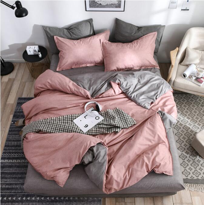 3D Gray Pink 2171 Bed Pillowcases Quilt