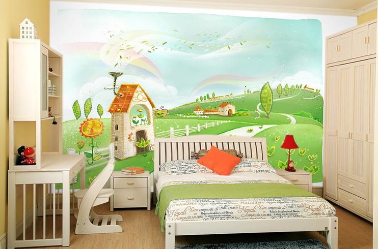 Fairy Tale Village Wallpaper AJ Wallpaper